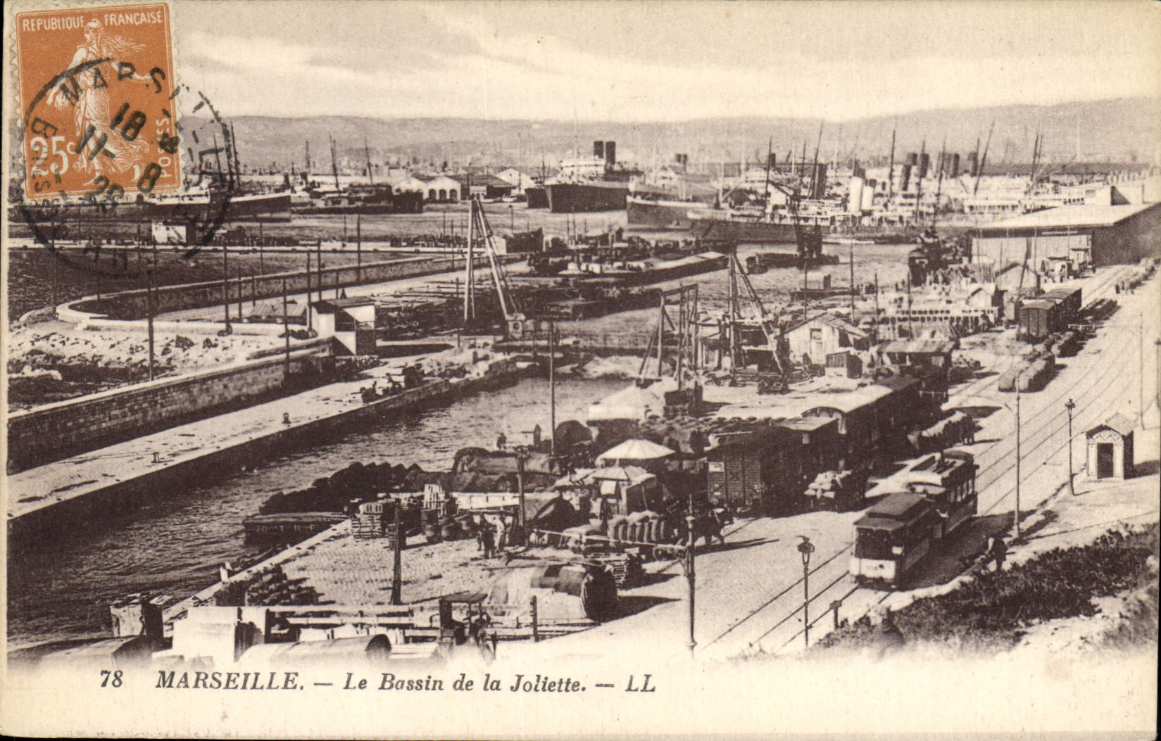CPA Marseille Le Bassin de la Joliette