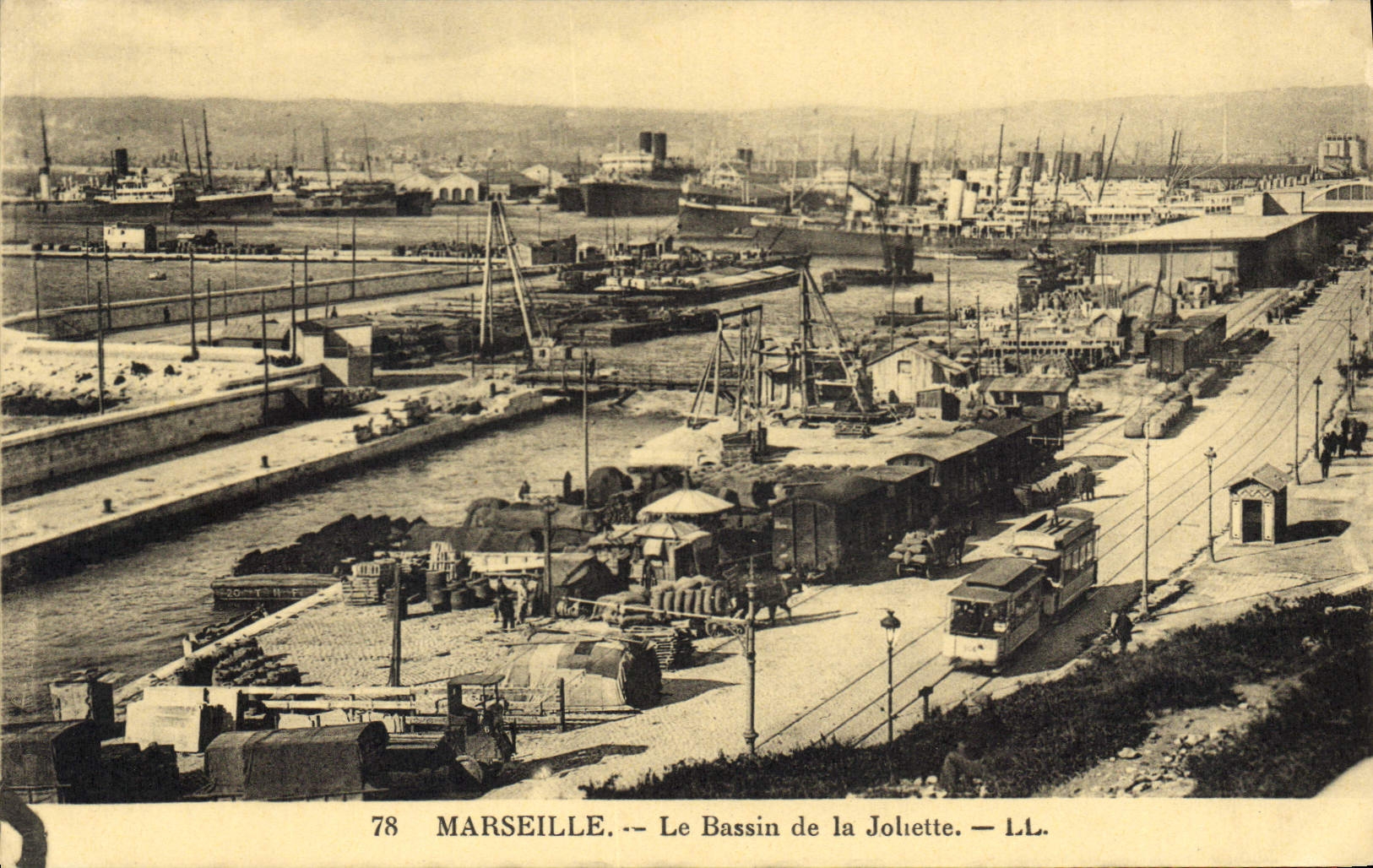CPA Marseille Le Bassin de la Joliette