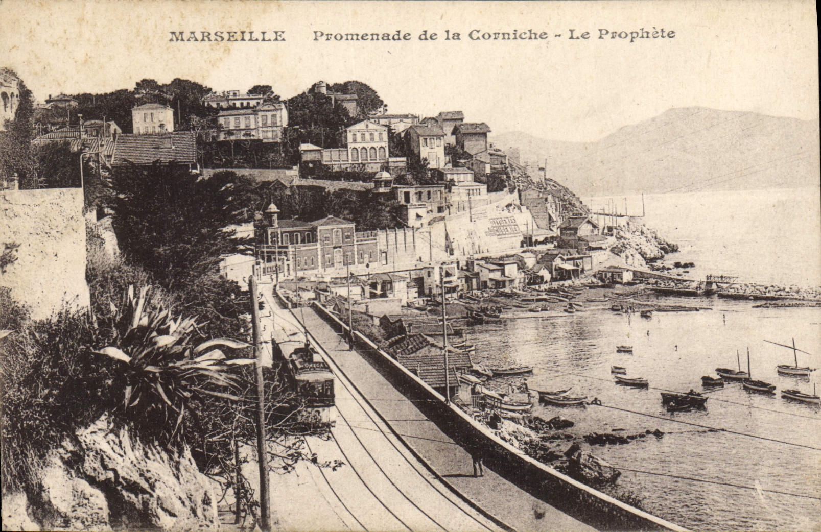 CPA Marseille Promenade de la Corniche Le Prophete