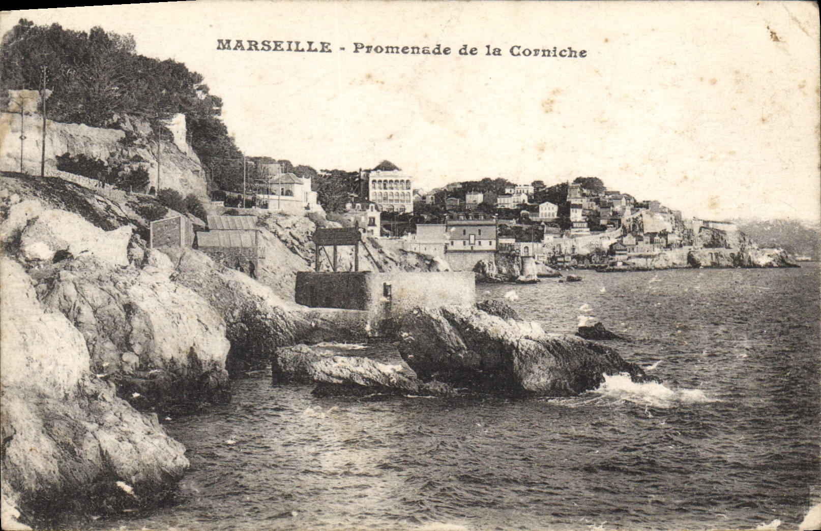 CPA Marseille Promenade de la Corniche