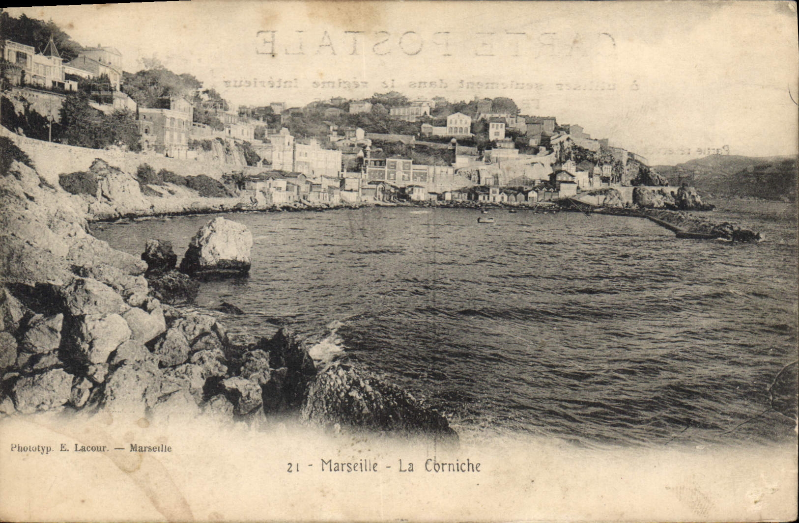 CPA Marseille La Corniche 