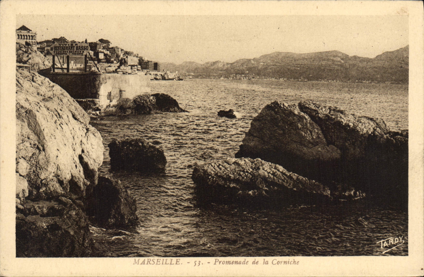 CPA Marseille Promenade de la Corniche