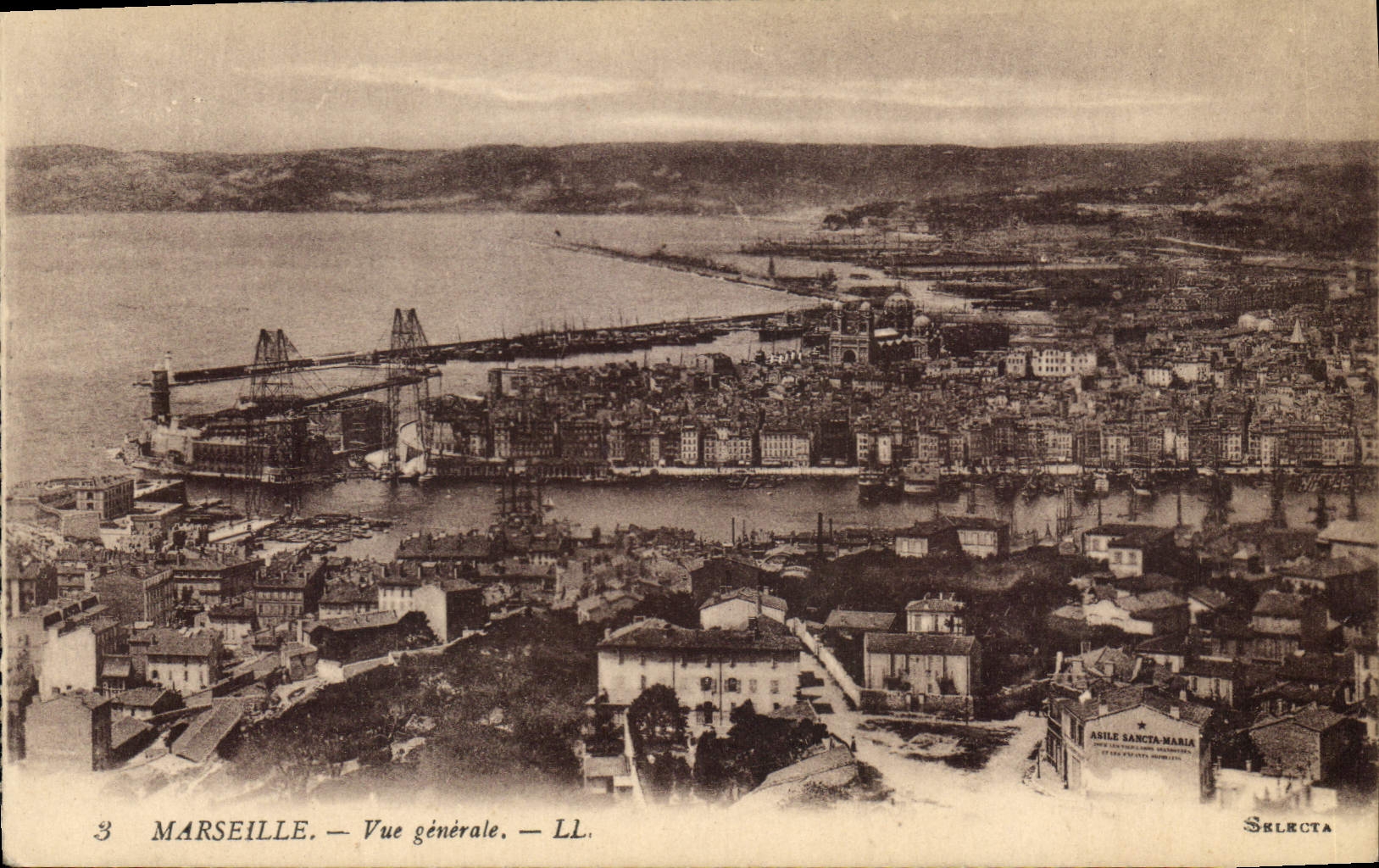 CPA Marseille Vue generale