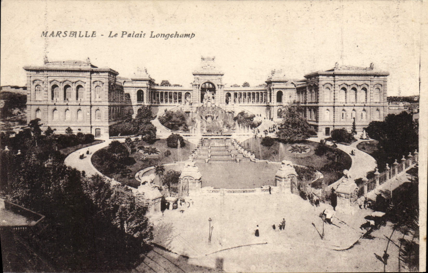 CPA Marseille Le Palais Longchamp