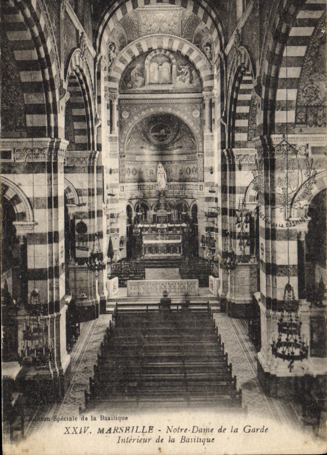 CPA Marseille Notre Dame de la Garde Interieur de la Basilique