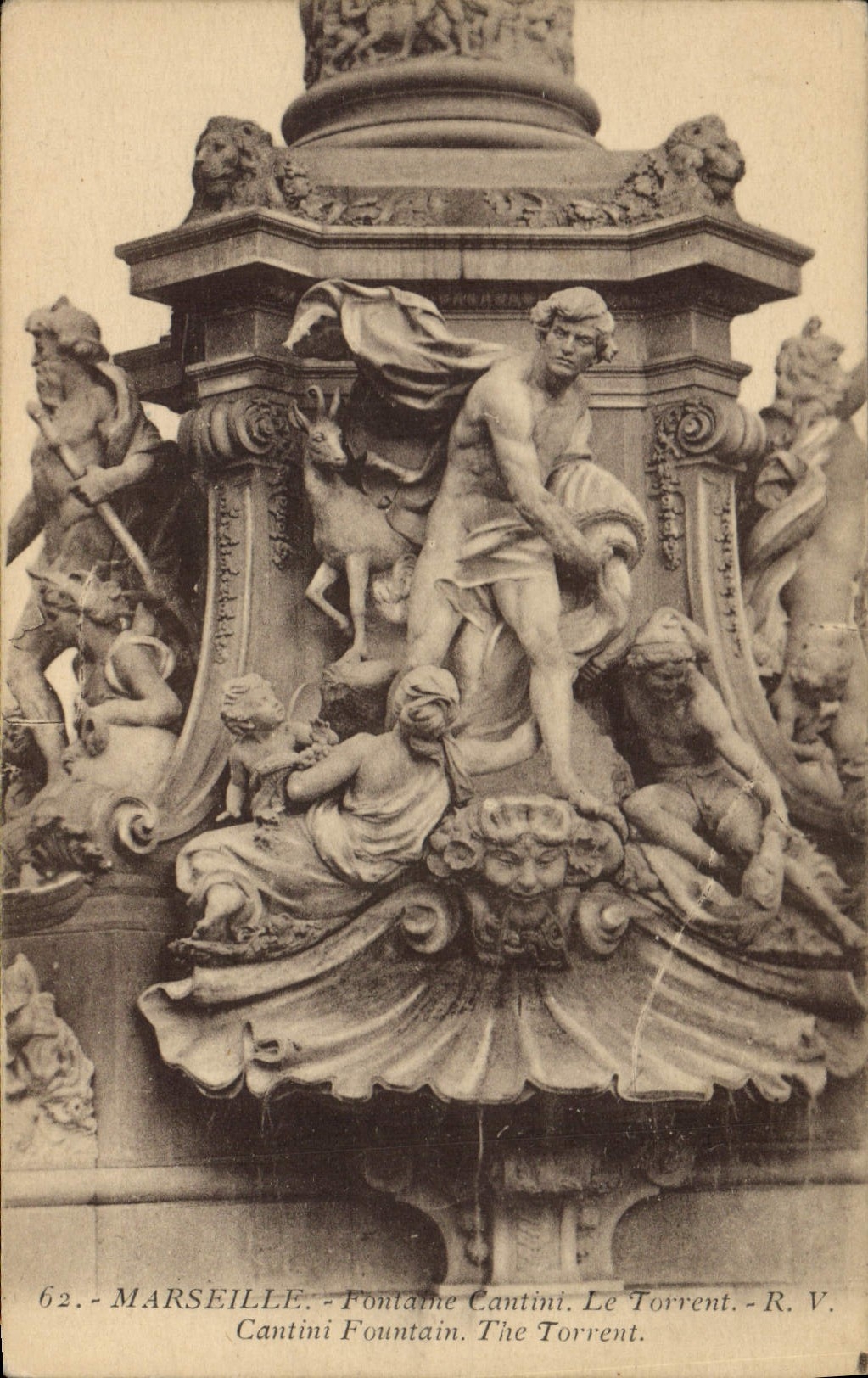 CPA Marseille Fontaine Cantini Le Torrent