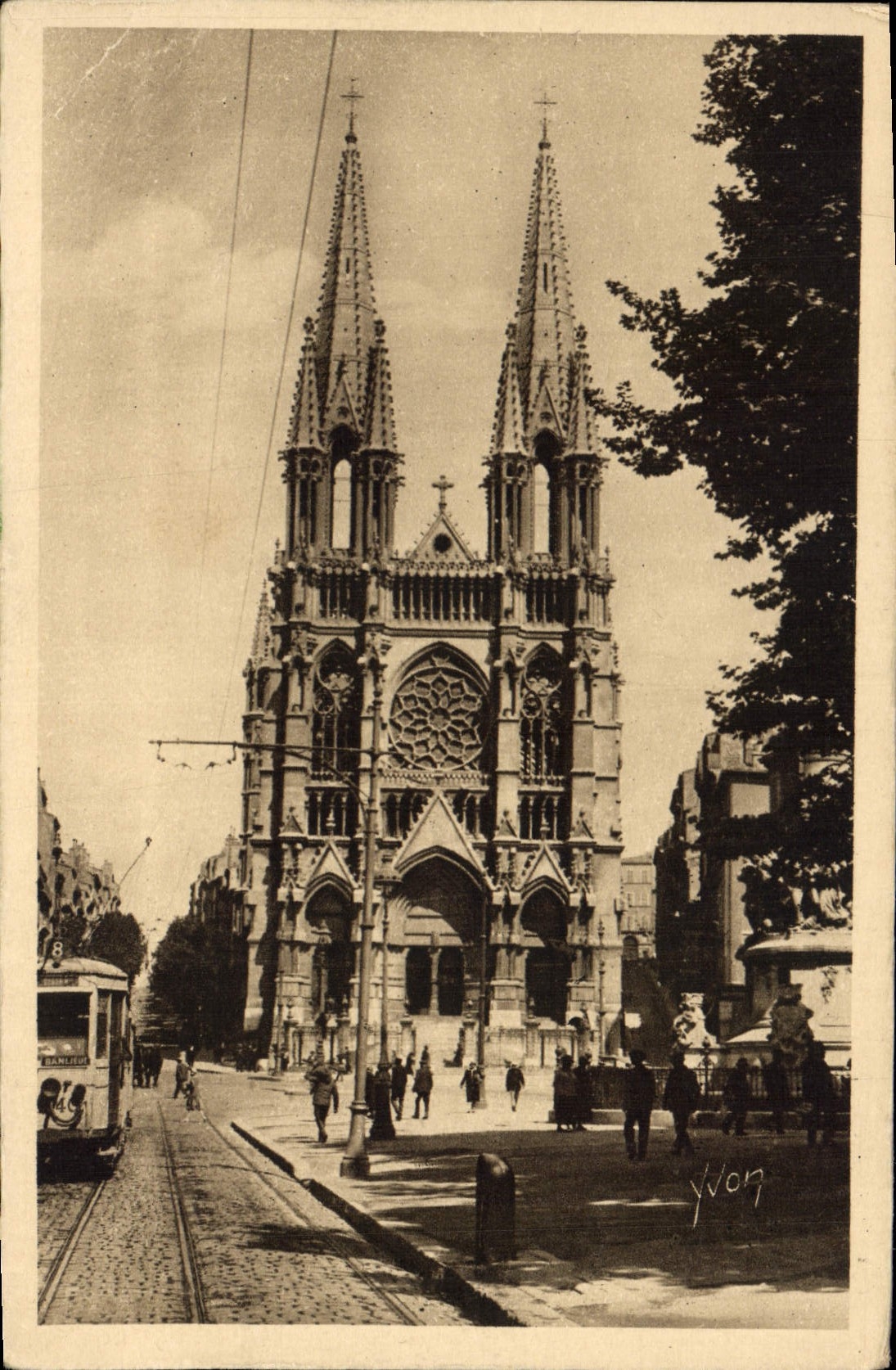 CPA Marseille La Douce France L'Eglise Saint Vincent de Paul (Les Reformes)