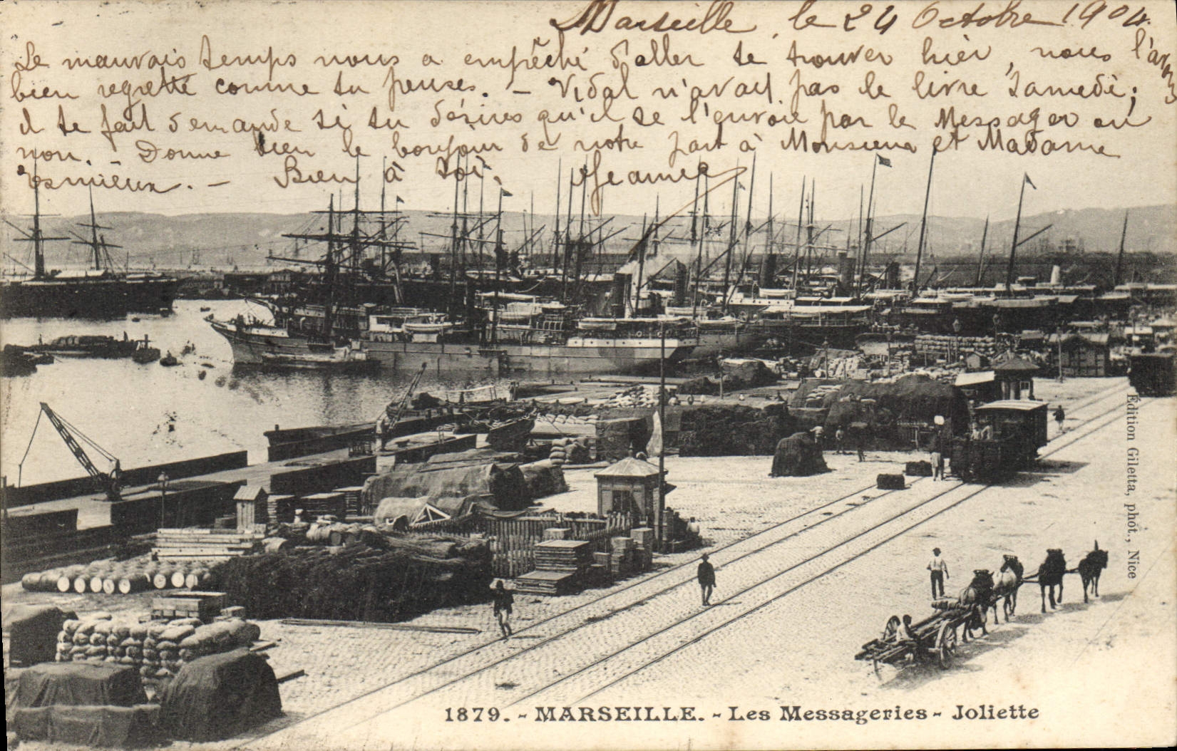 CPA Marseille Les Messageries Joliette