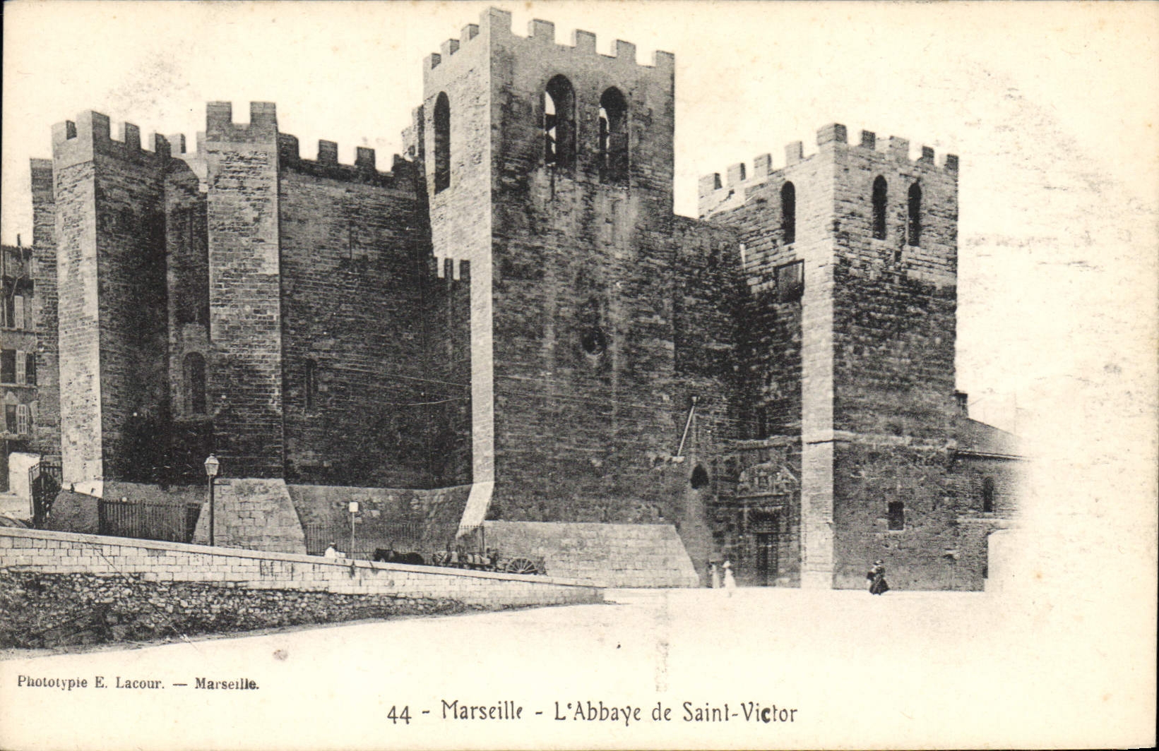 CPA Marseille L'Abbaye de Saint Victor