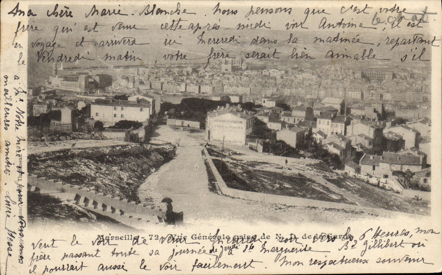 CPA Vue Generale prise de N D de la Garde