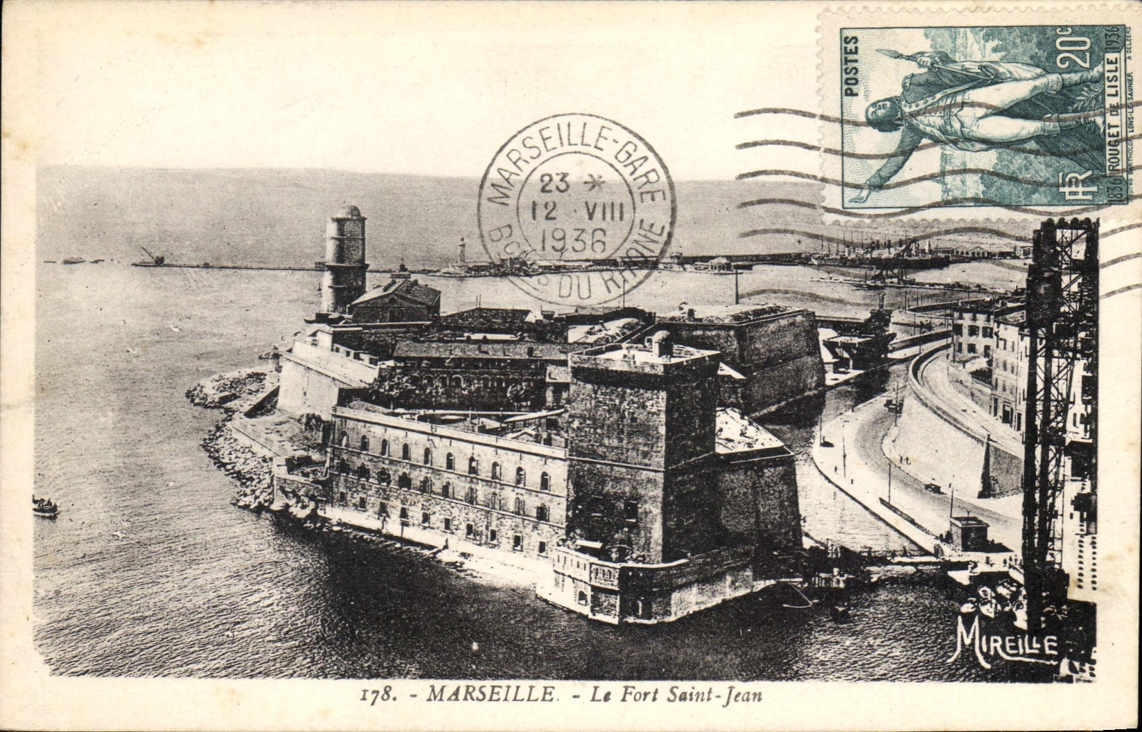 CPA Marseille Le Fort Saint Jean