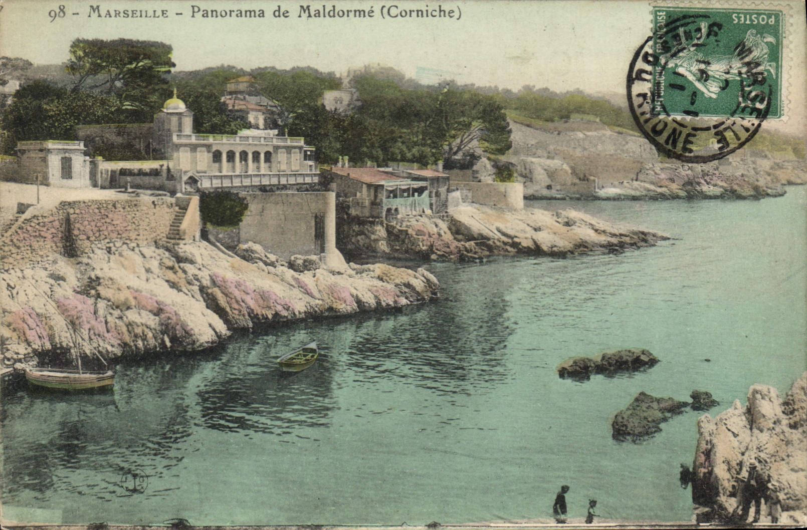 CPA Marseille Panorama de Maldorme (Corniche)