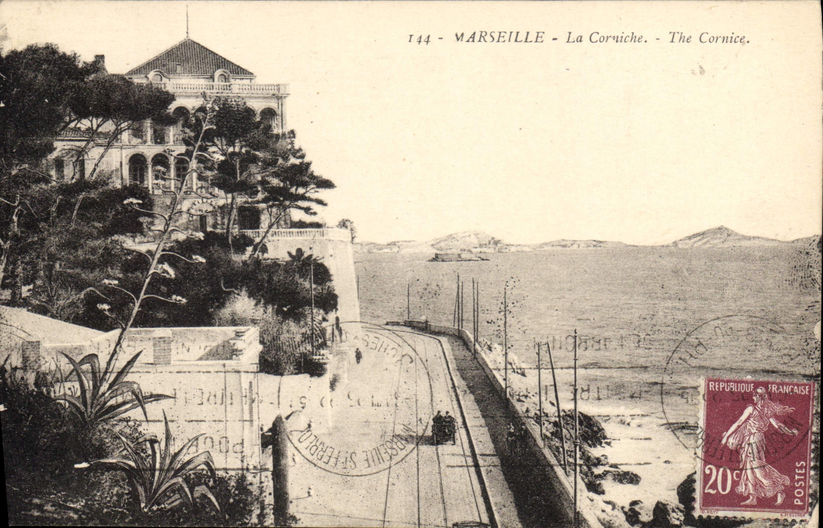 CPA Marseille La Corniche