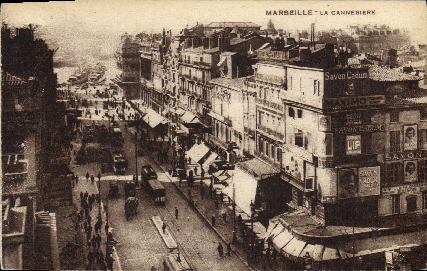 CPA Marseille La Cannebiere