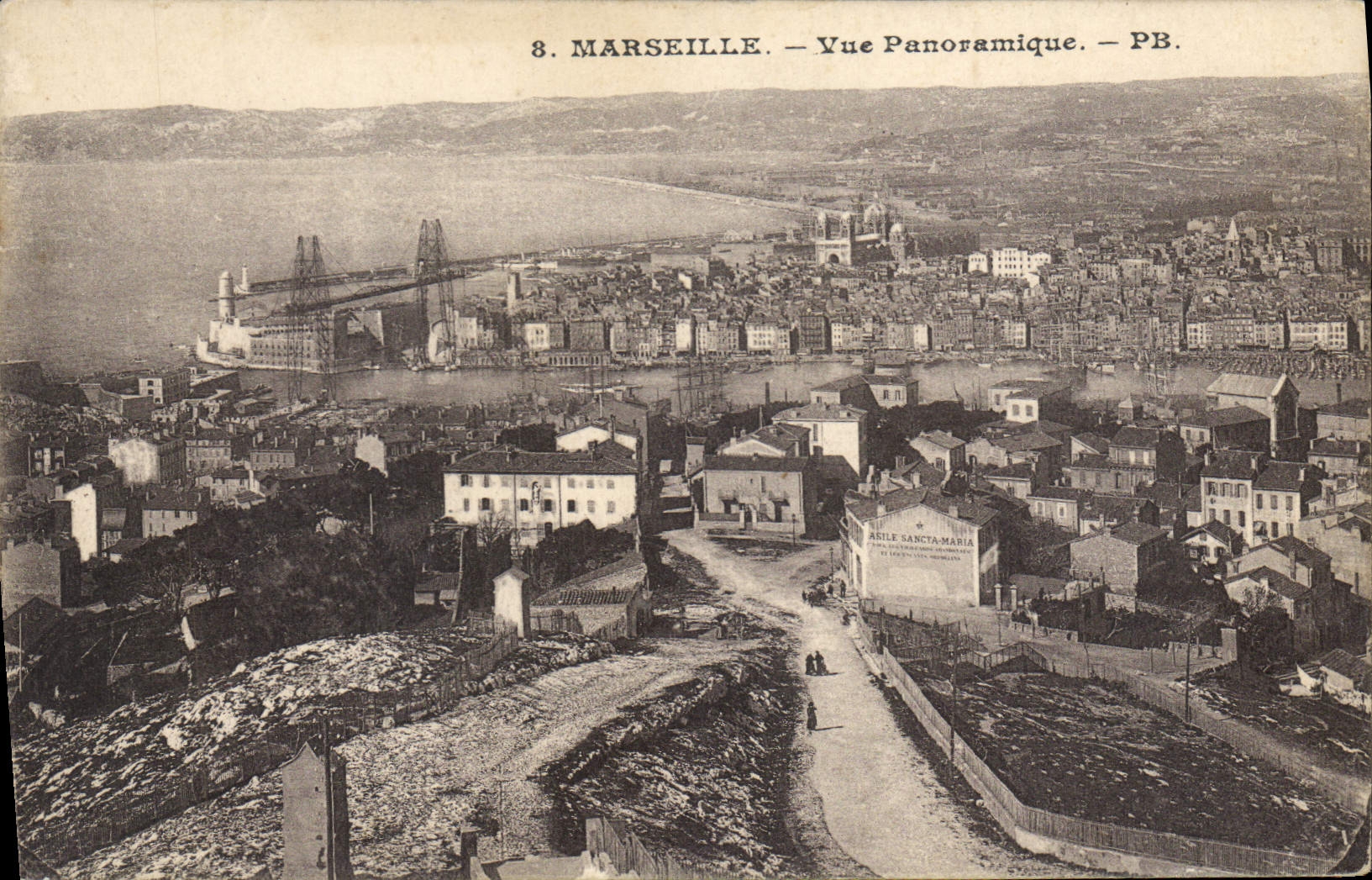 CPA Marseille Vue Panoramique