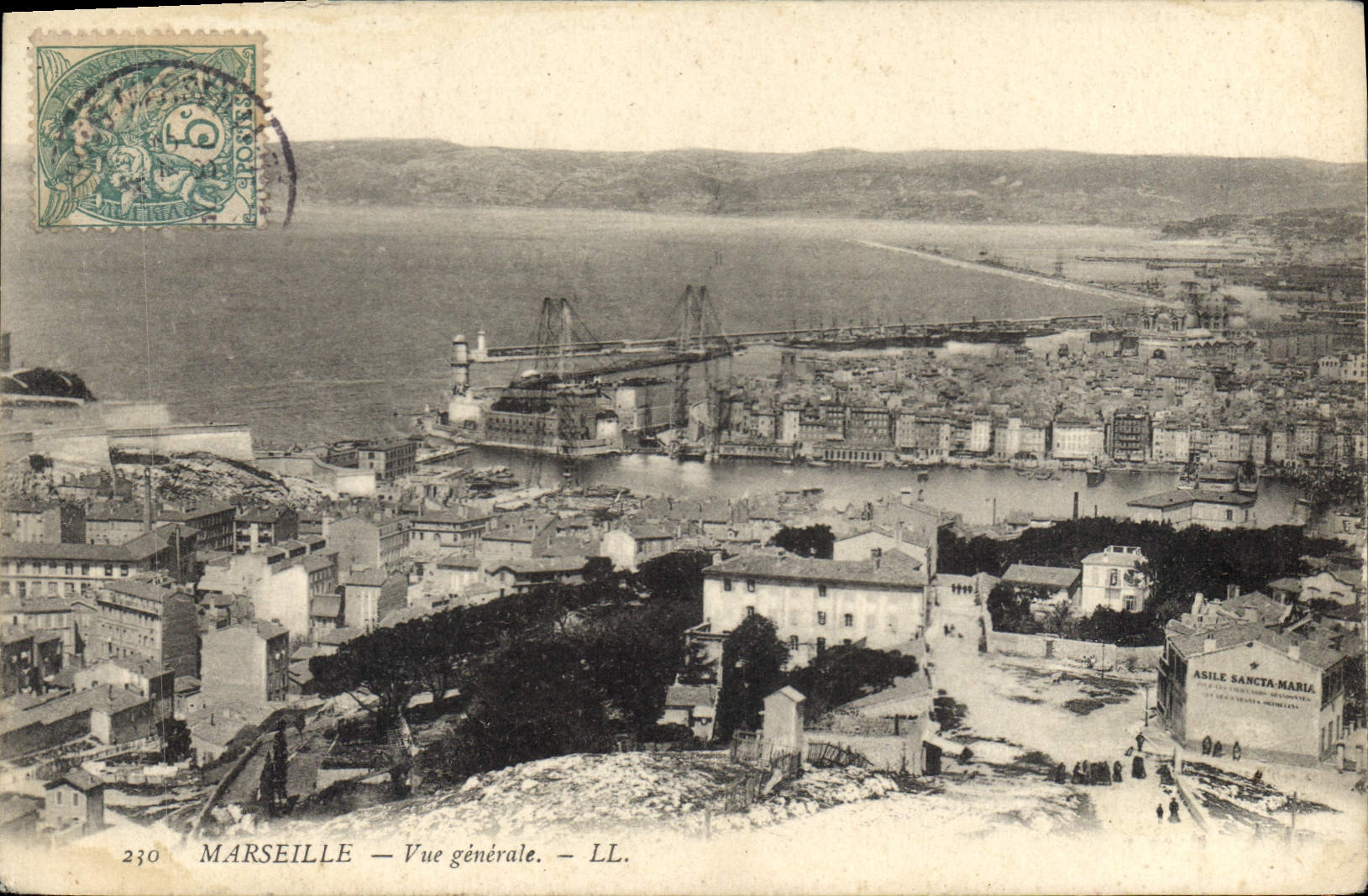 CPA Marseille Vue generale