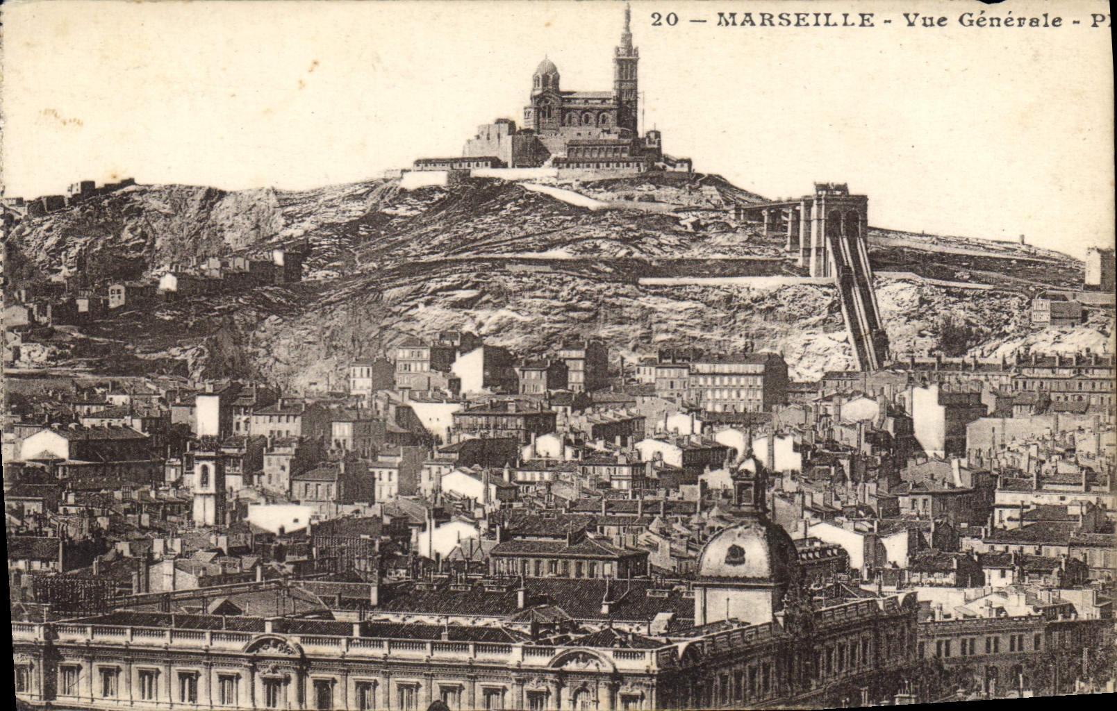 CPA Marseille Vue Generale