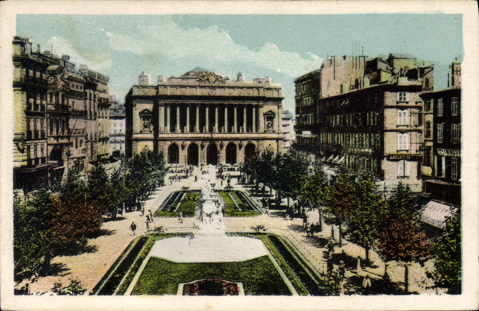 CPA Marseille Le Square de la Bourse
