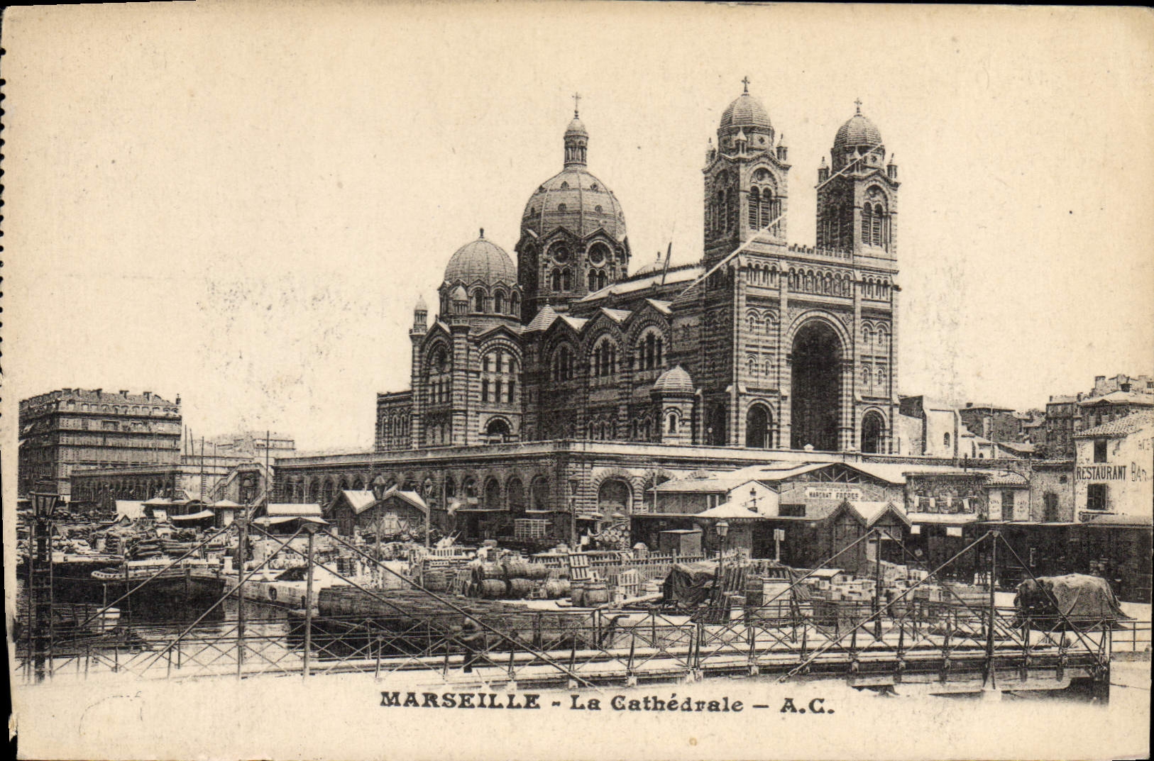 CPA Marseille La Cathedrale