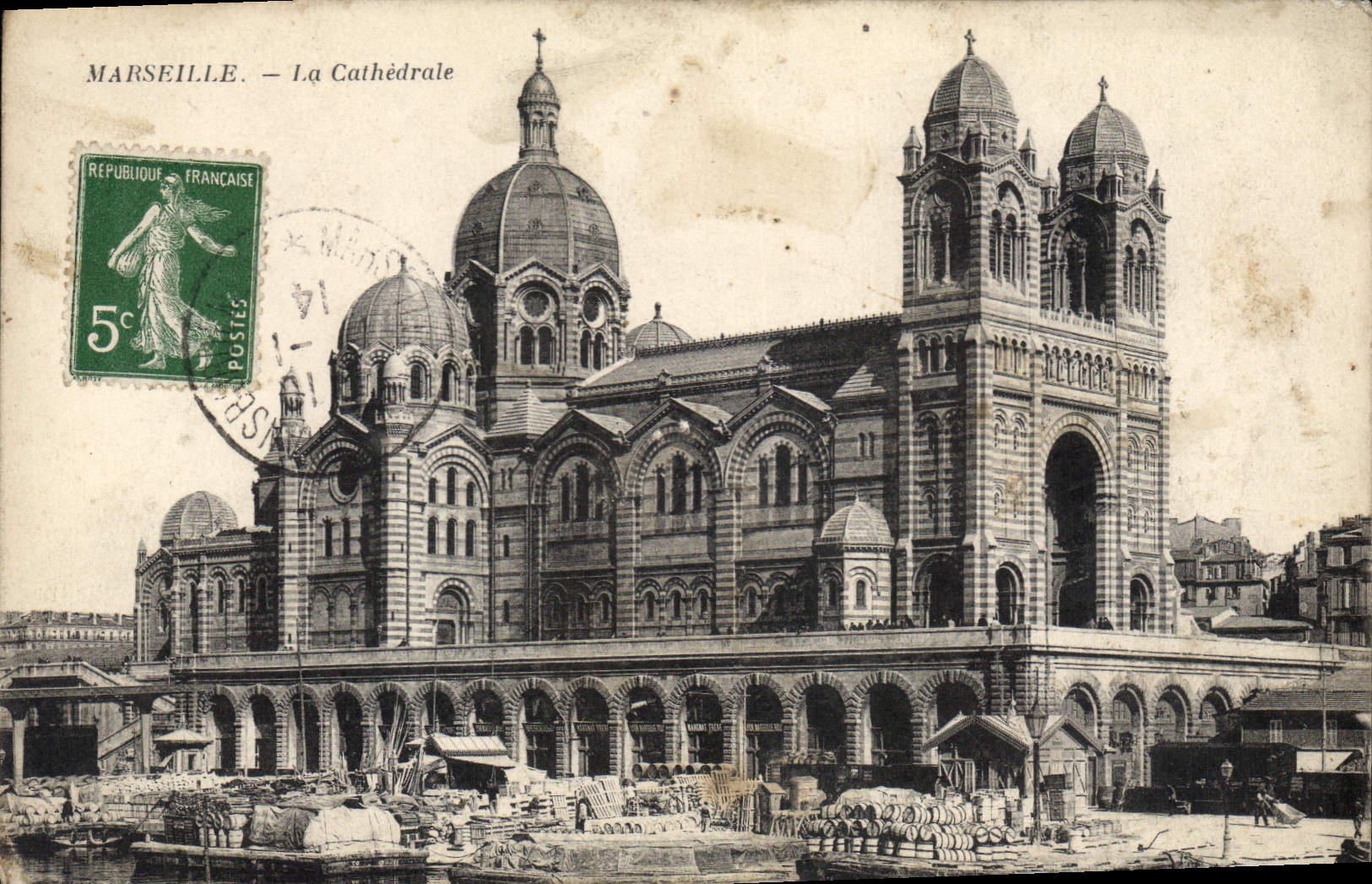 CPA Marseille La Cathedrale