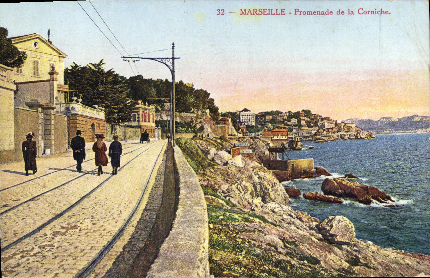 CPA Marseille Promenade de la Corniche