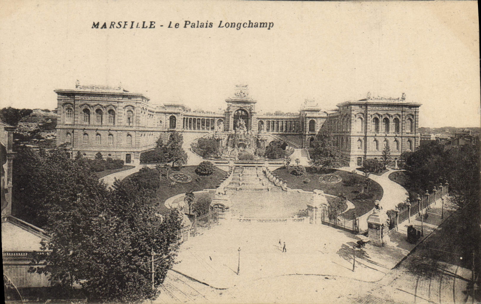 CPA Marseille Le Palais Longchamp
