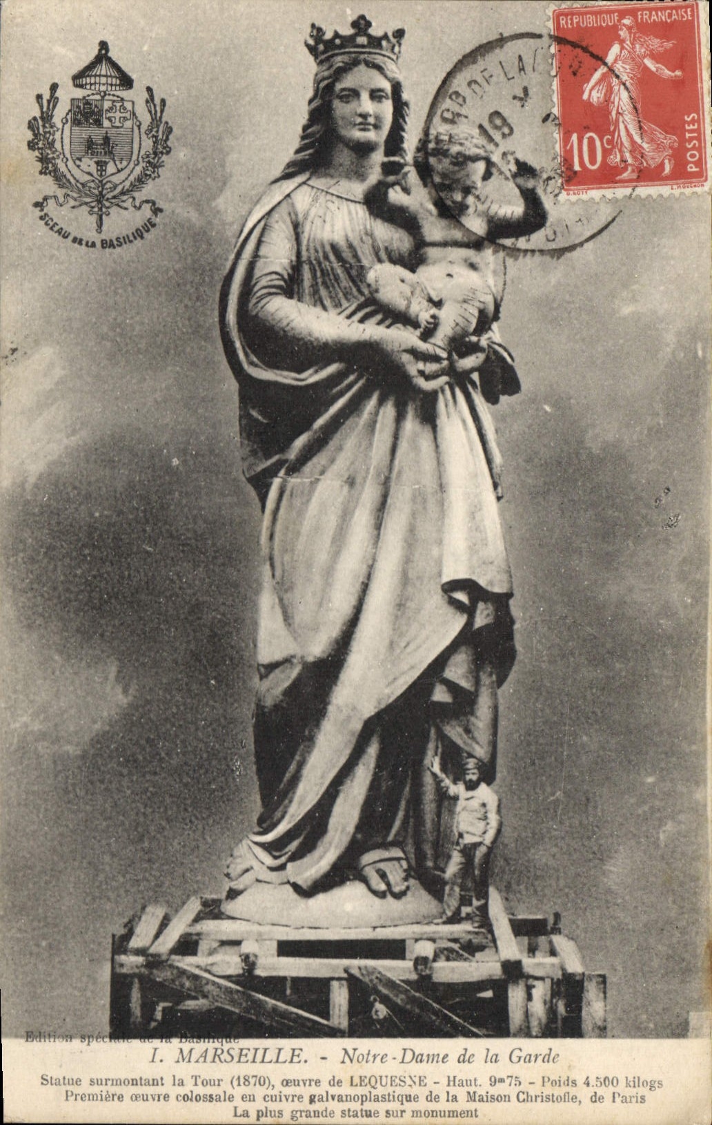 CPA Marseille Notre Dame de la Garde