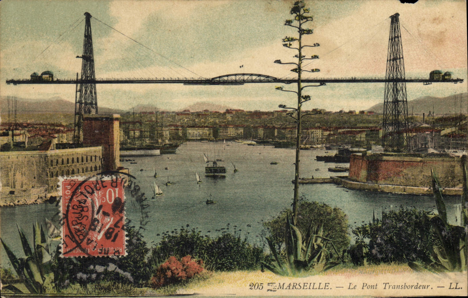 CPA Marseille Le Pont Transbordeur