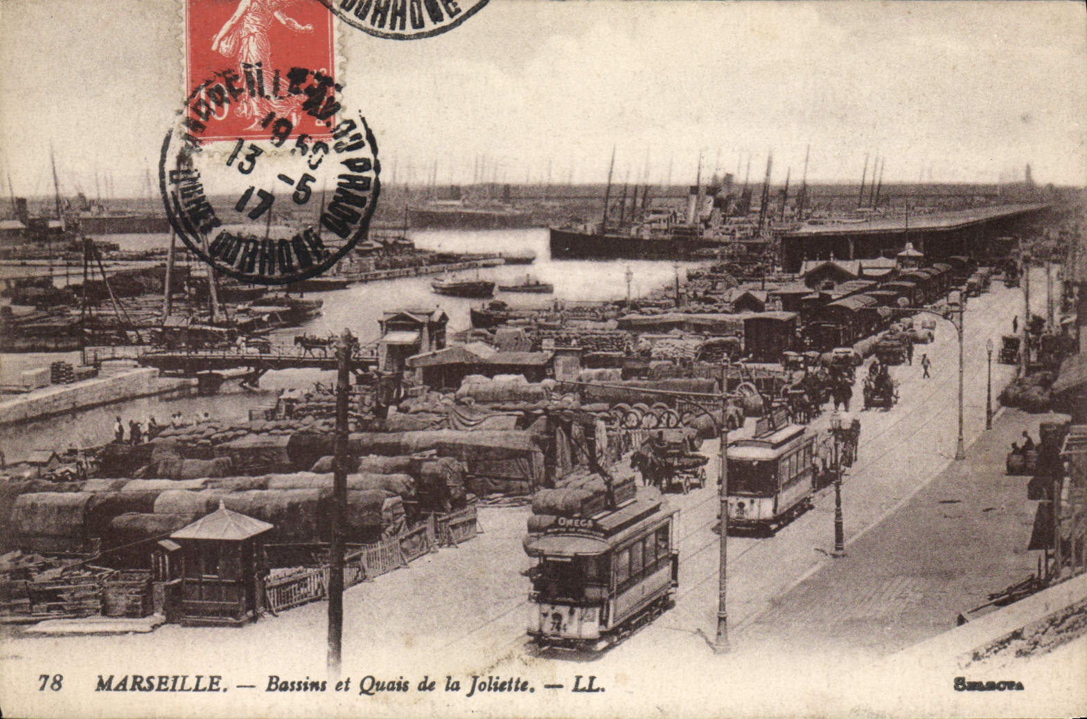 CPA Marseille Bassins et Quais de la Joliette