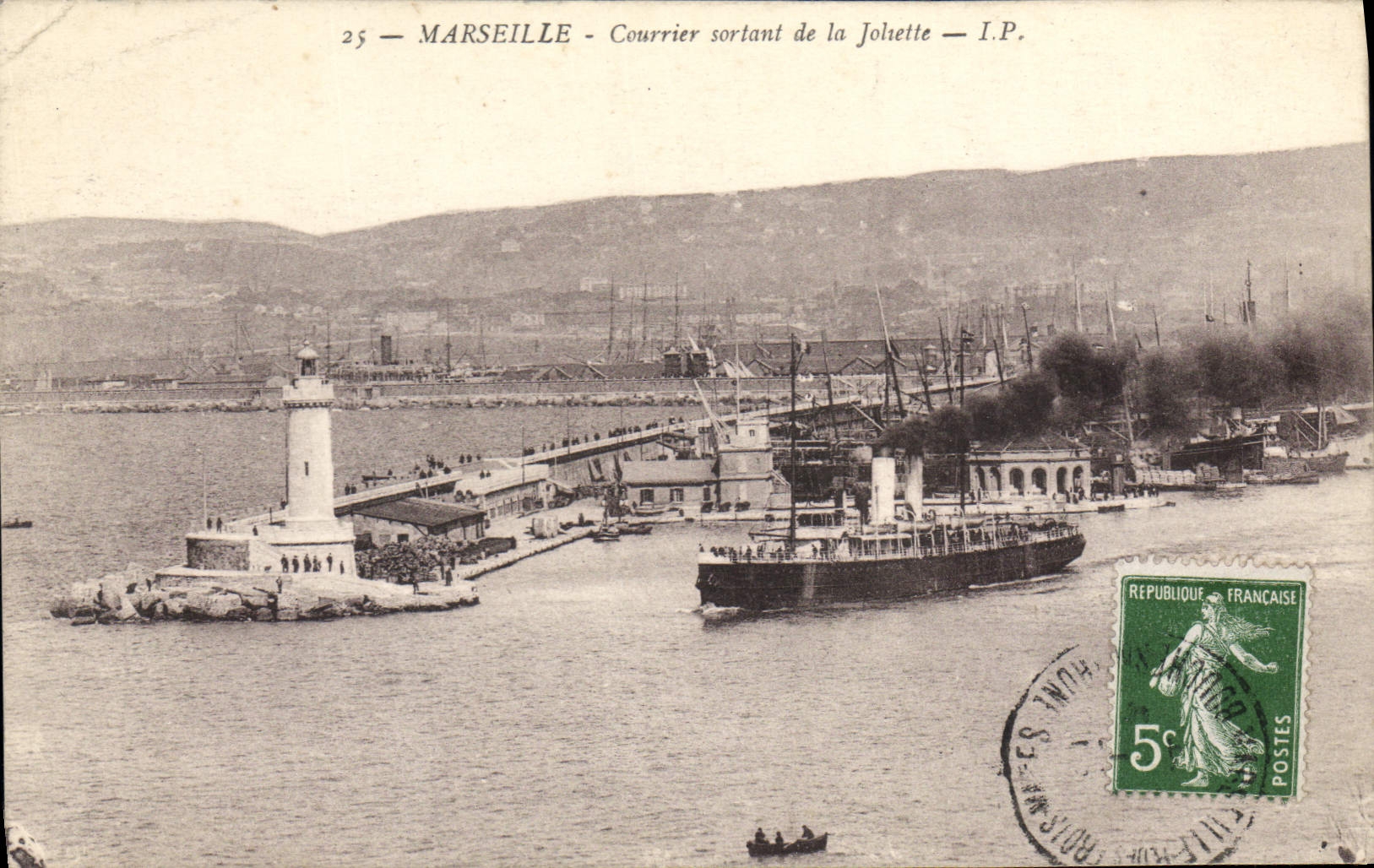 CPA Marseille Courrier sortant de la Joliette