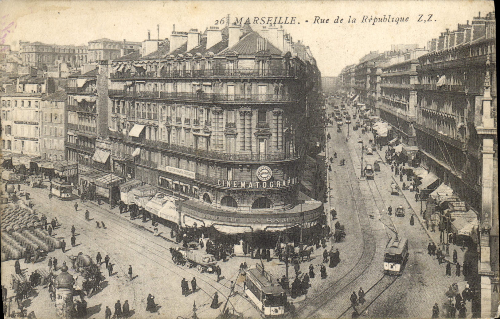 CPA Marseille Rue de la Republique