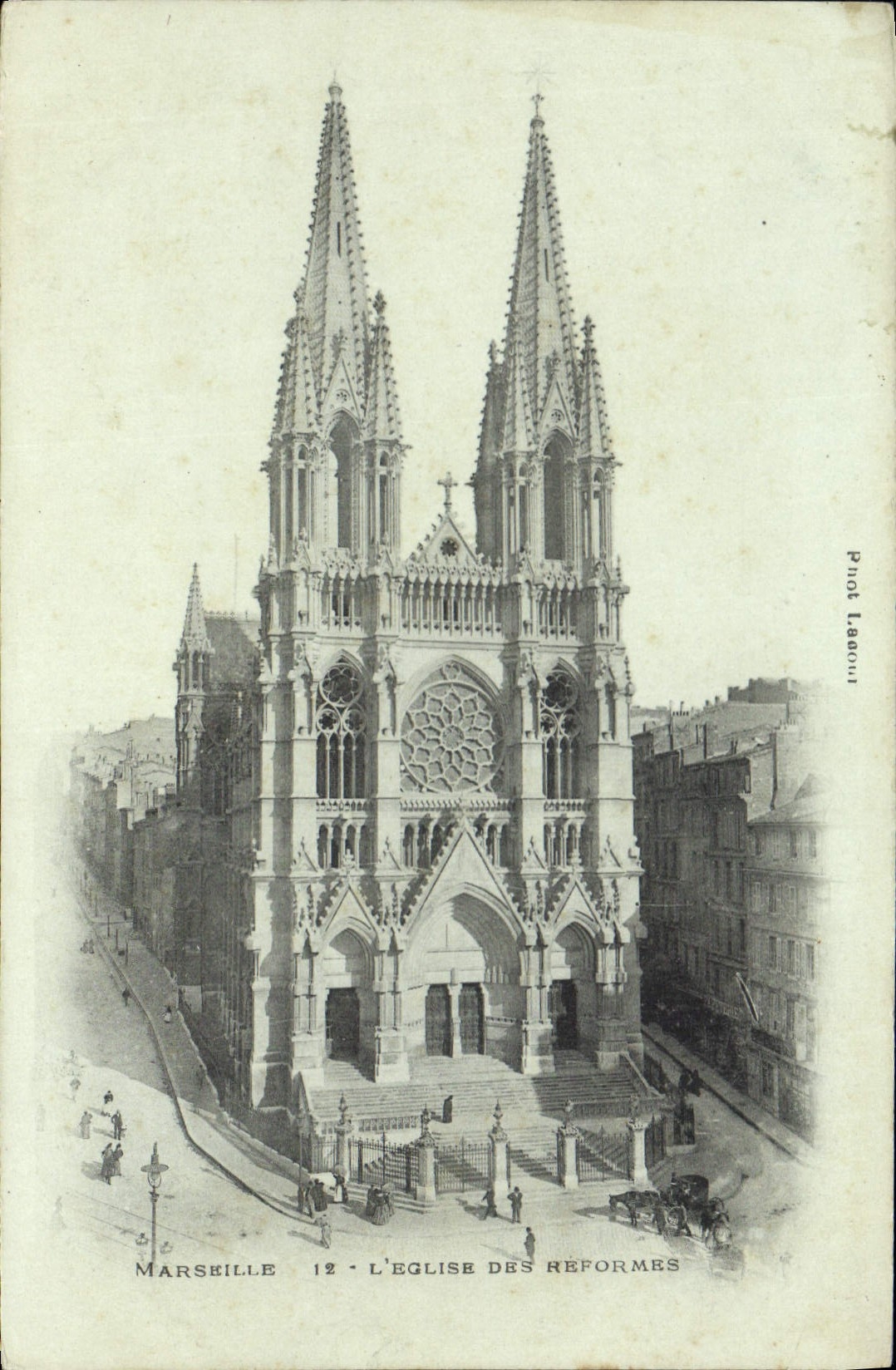 CPA Marseille L'Eglise des Reformes