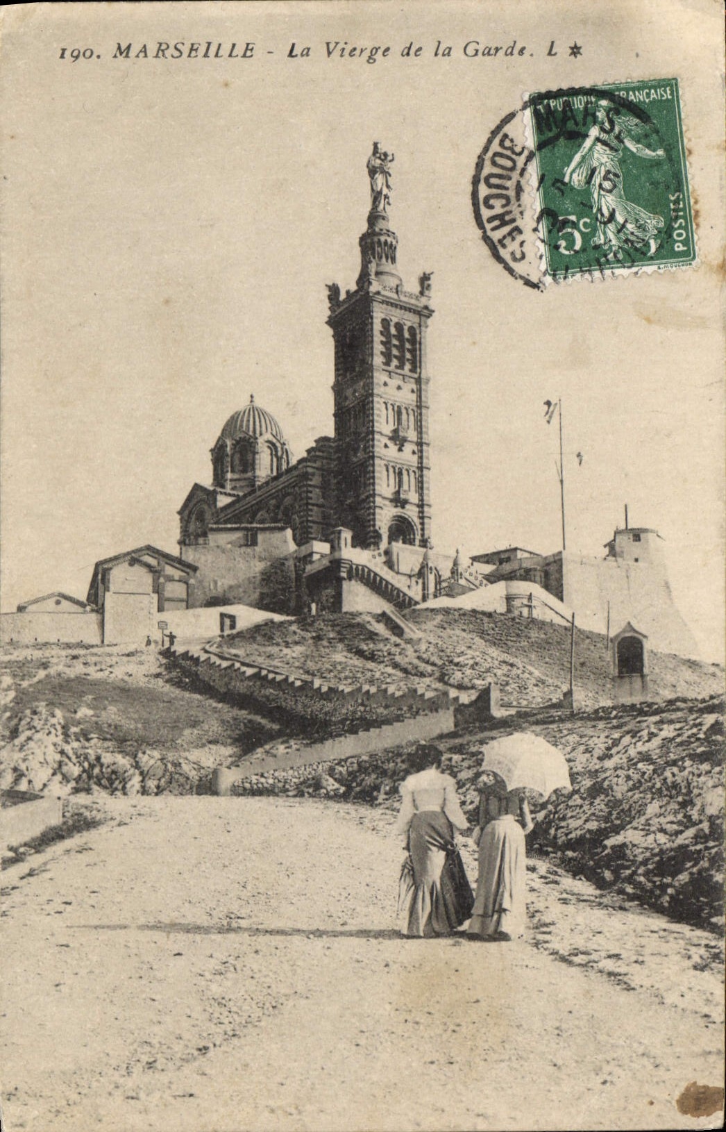 CPA Marseille La Vierge de la Garde