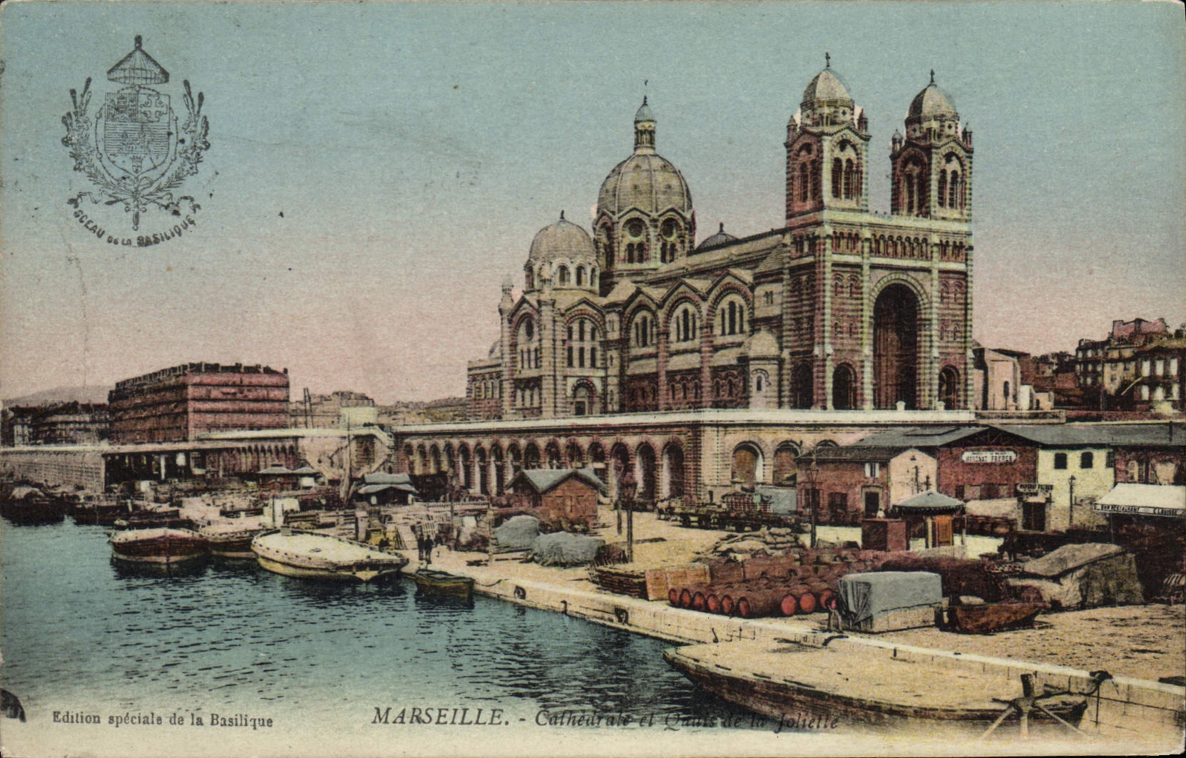 CPA Marseille Cathedrale et Quais de la Joliette