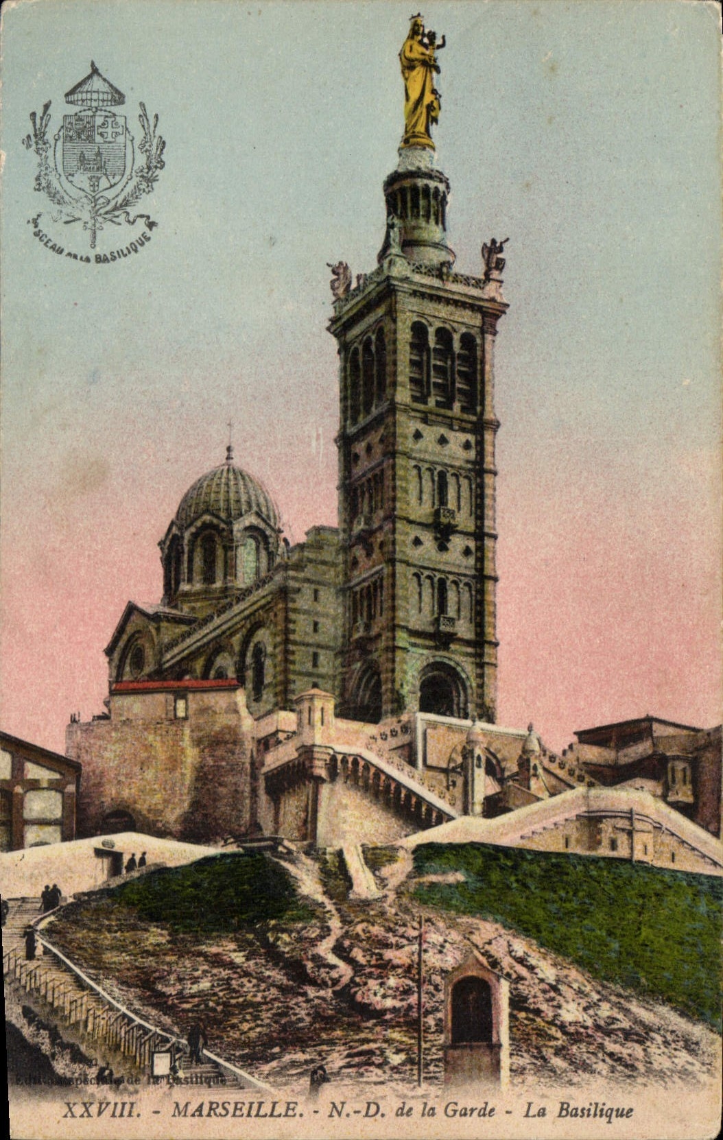 CPA Marseille N. D. de la Garde La Basilique