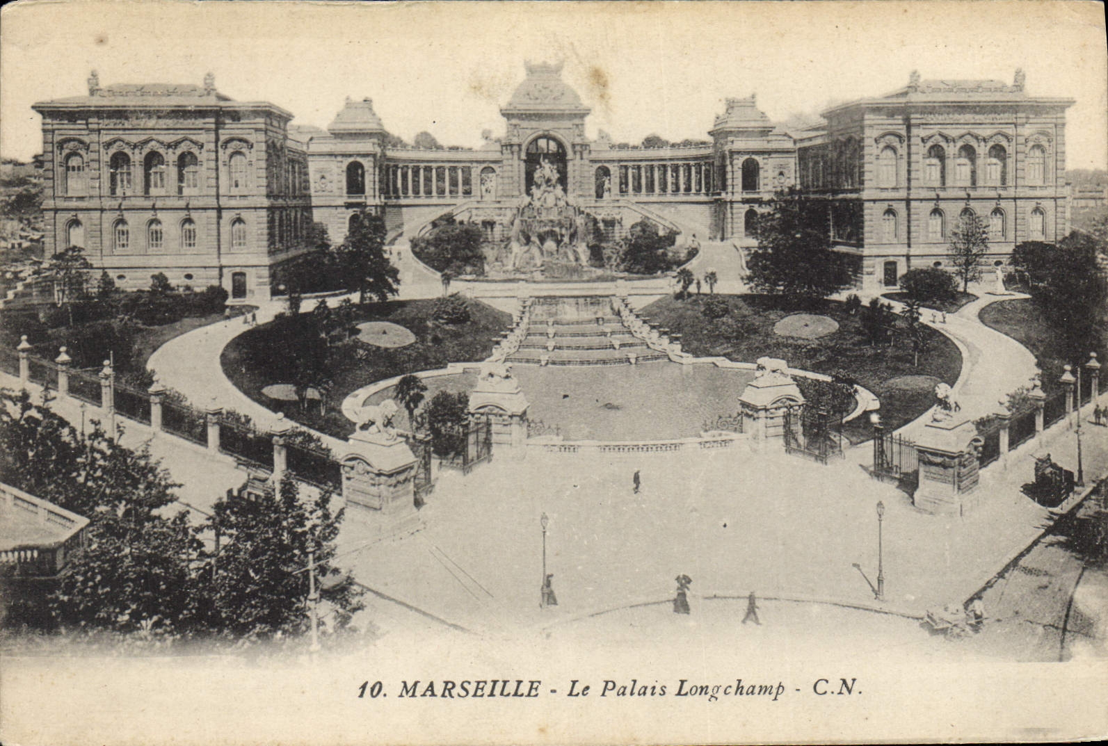 CPA Marseille Le Palais Longchamp