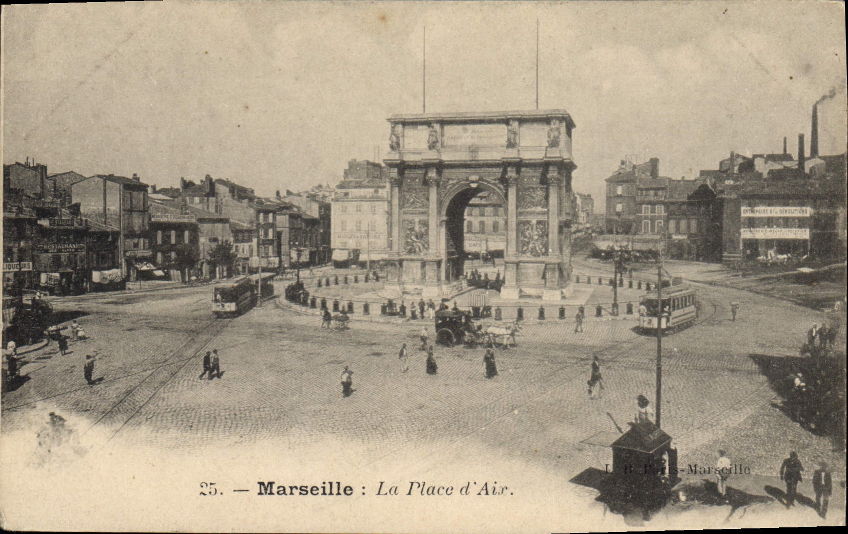 CPA Marseille La Place d'Aix