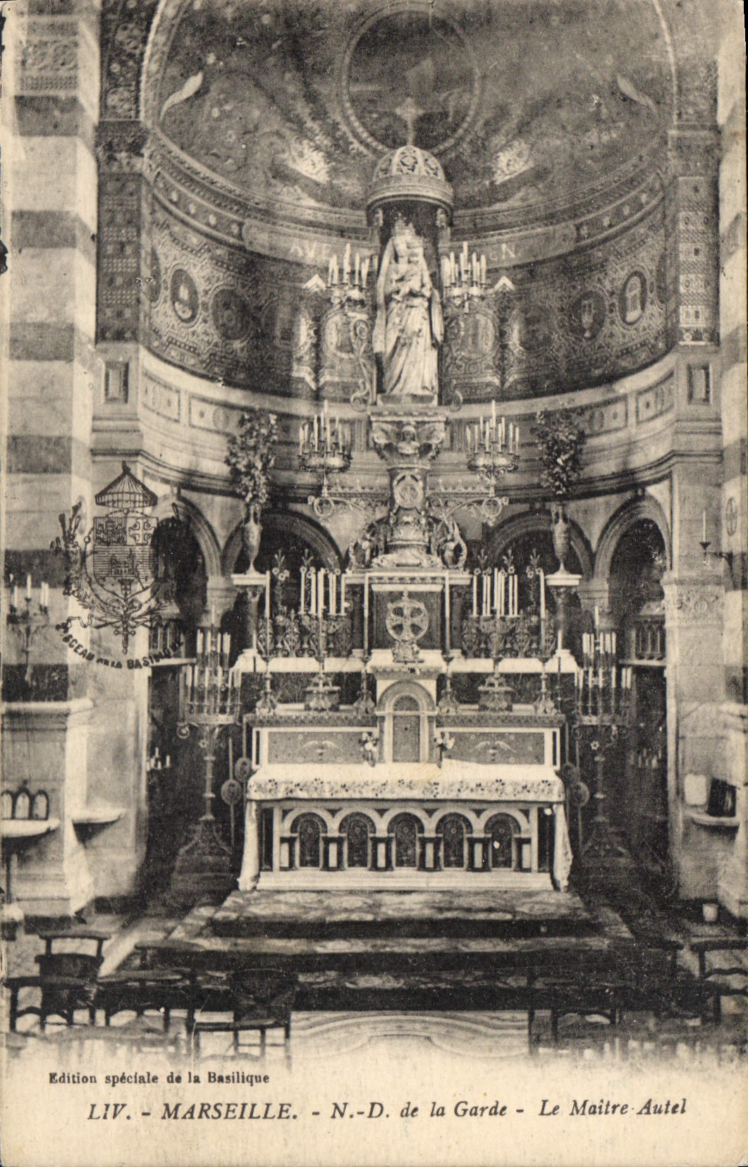 CPA Marseille N. D. de la Garde Le Maitre Autel