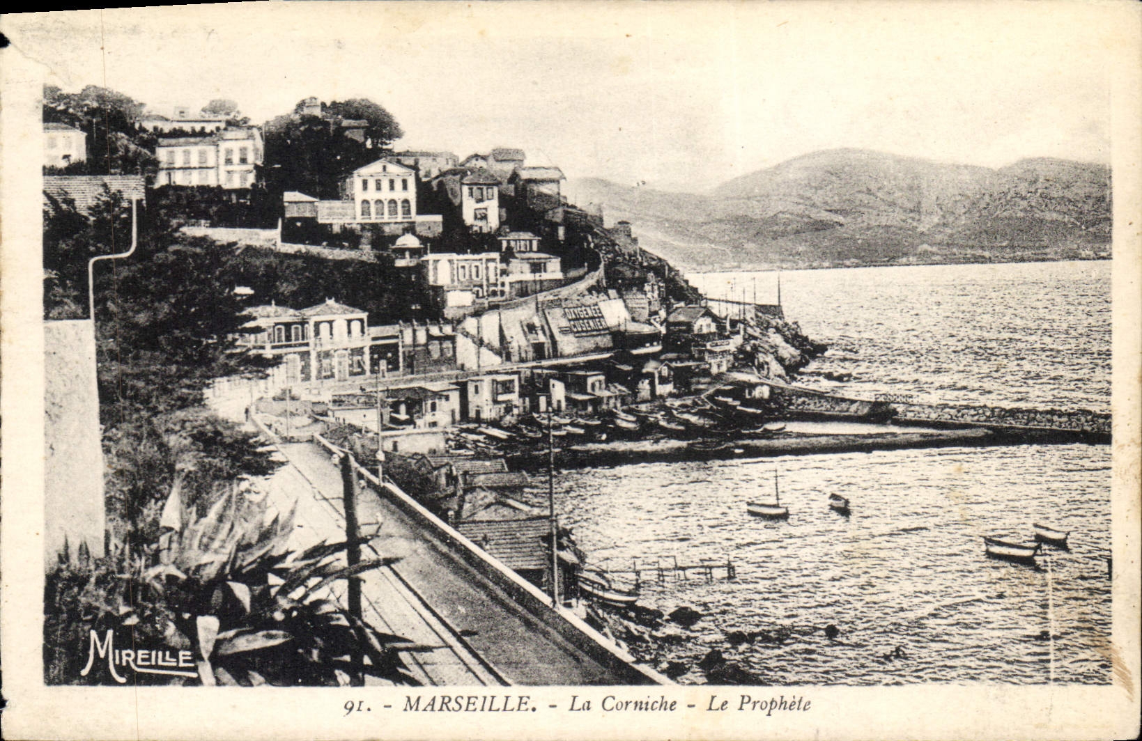 CPA Marseille La Corniche Le Prophete