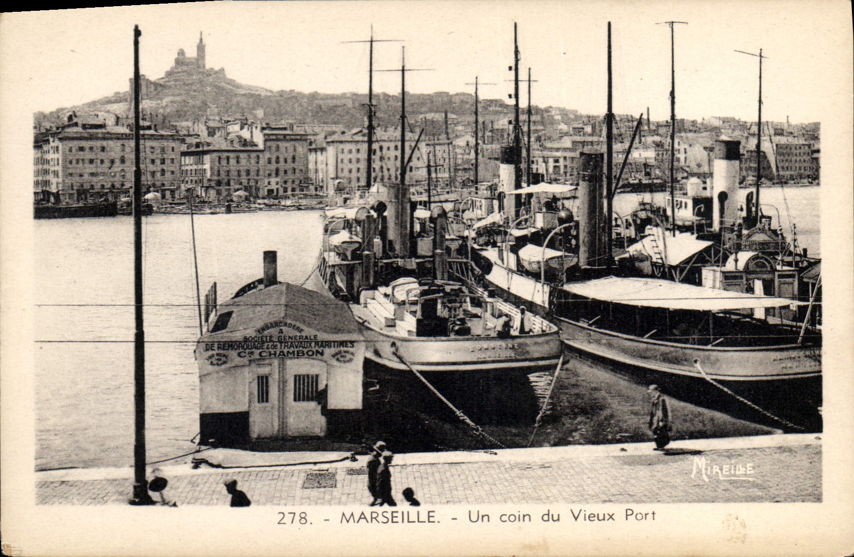 CPA Marseille Un Coin du Vieux Port Bateaux