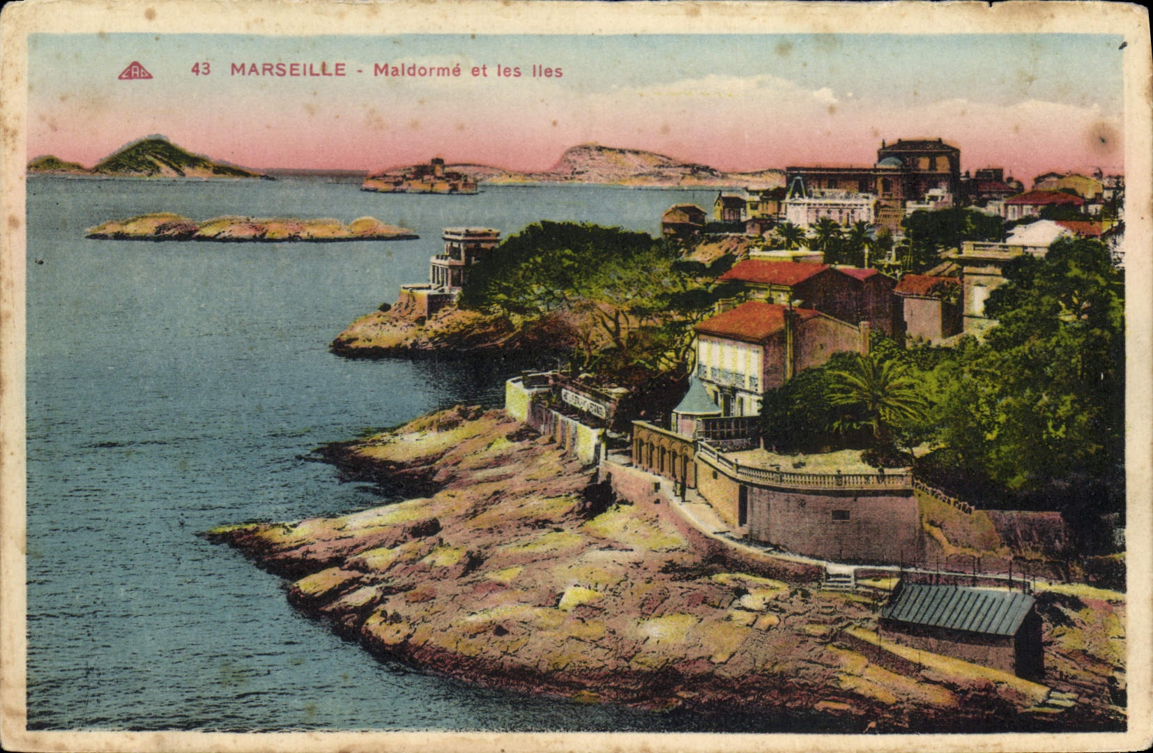CPA Marseille Maldorme et les Iles