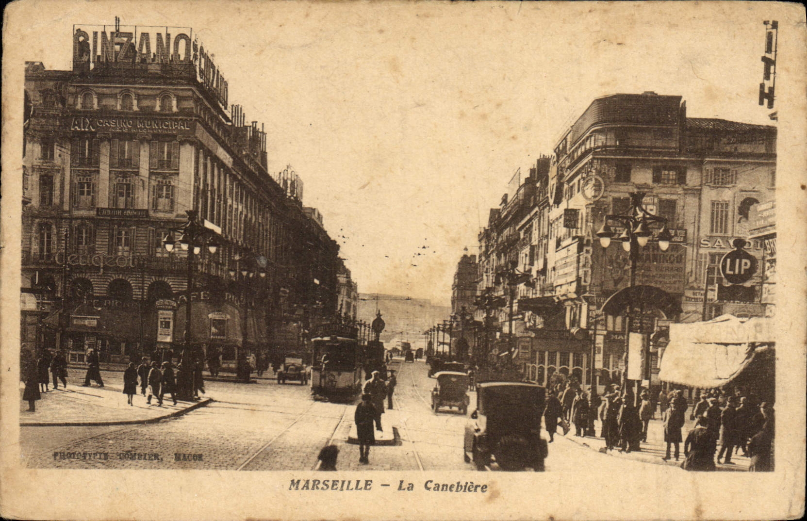 CPA Marseille La Canebiere