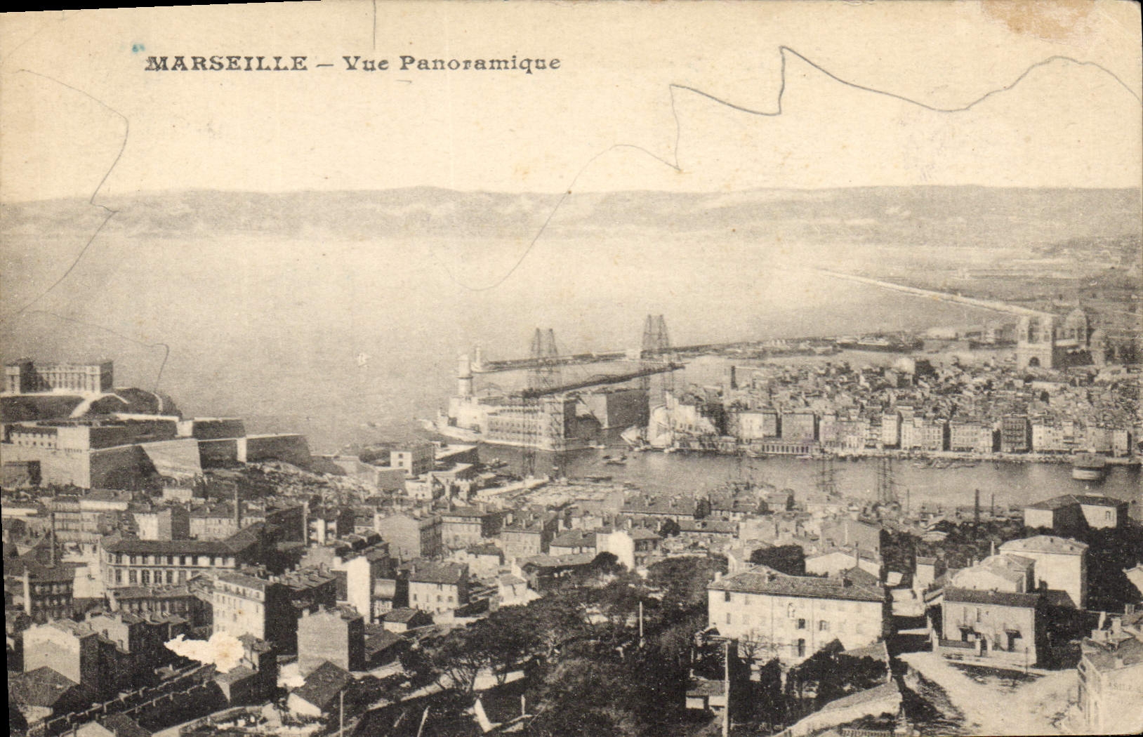 CPA Marseille Vue panoramique
