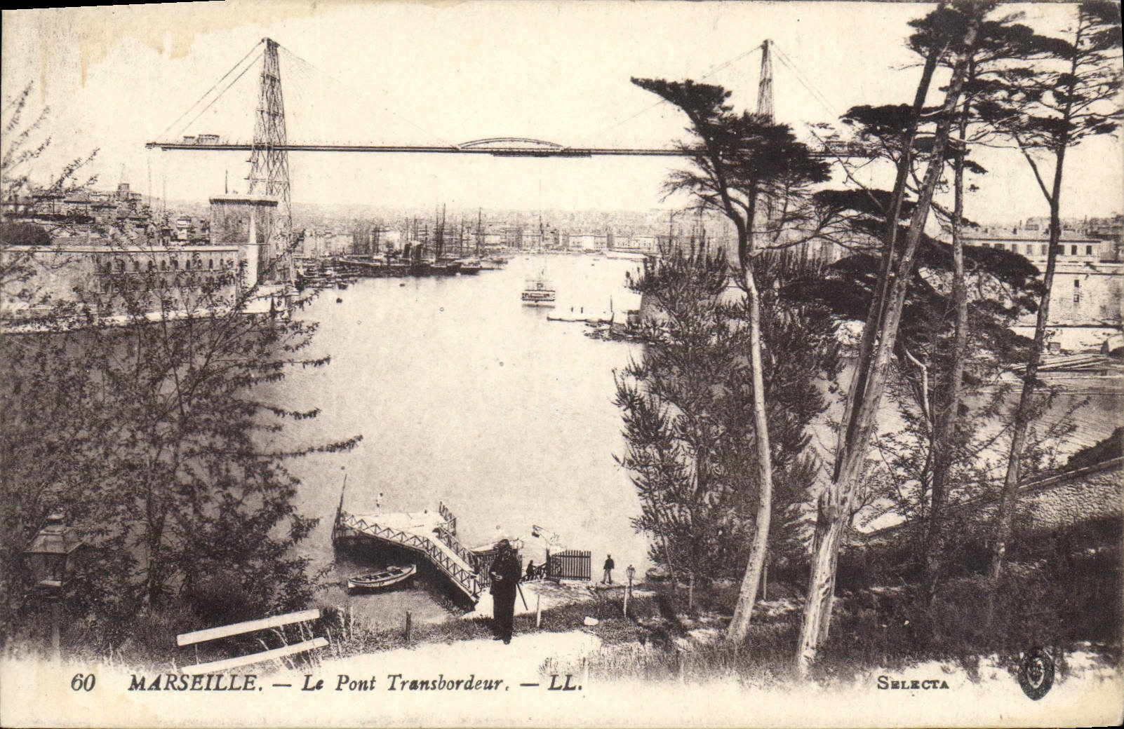 CPA Marseille Le Pont Transbordeur