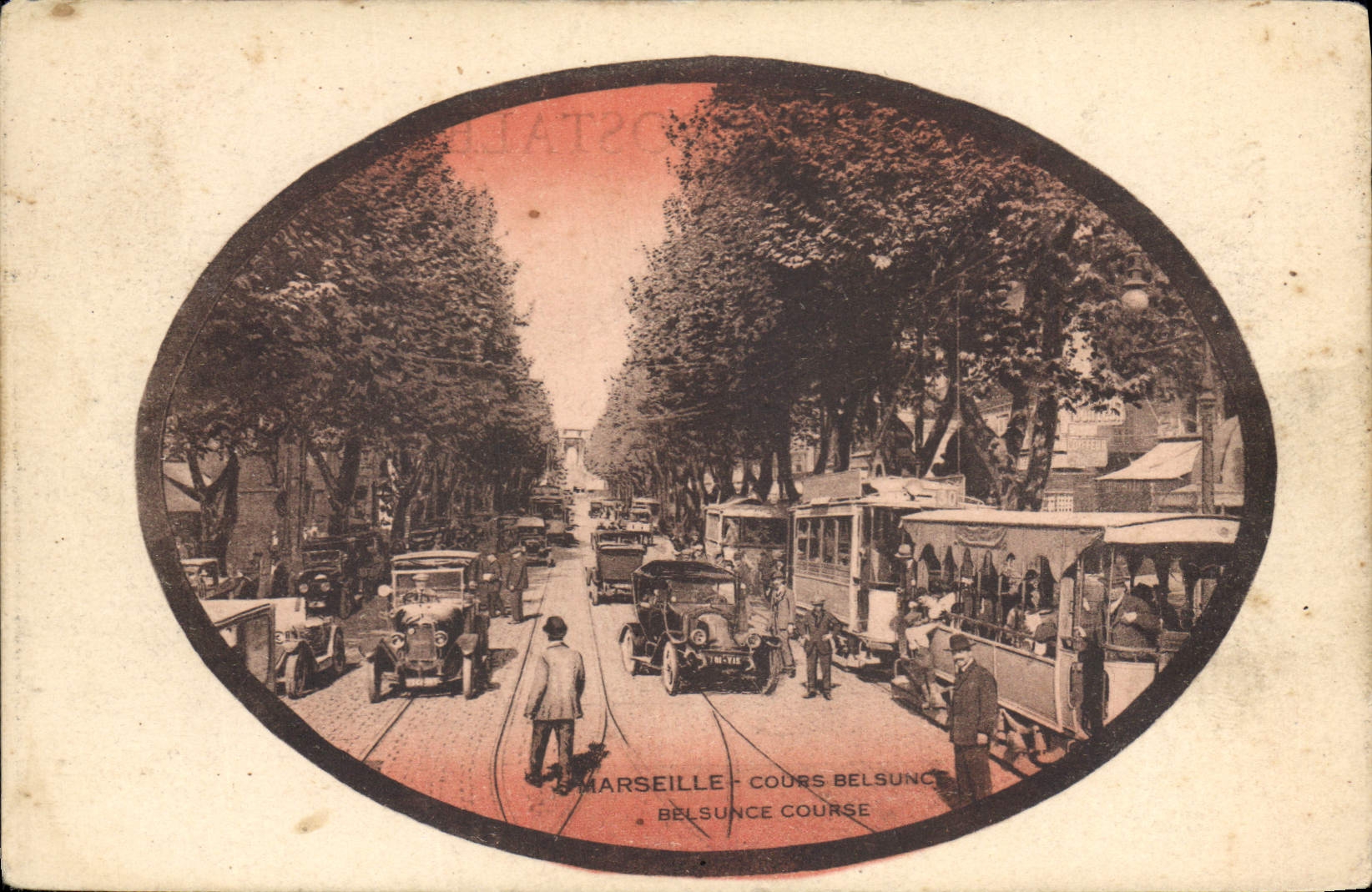CPA Marseille Cours Belsunce Tramway
