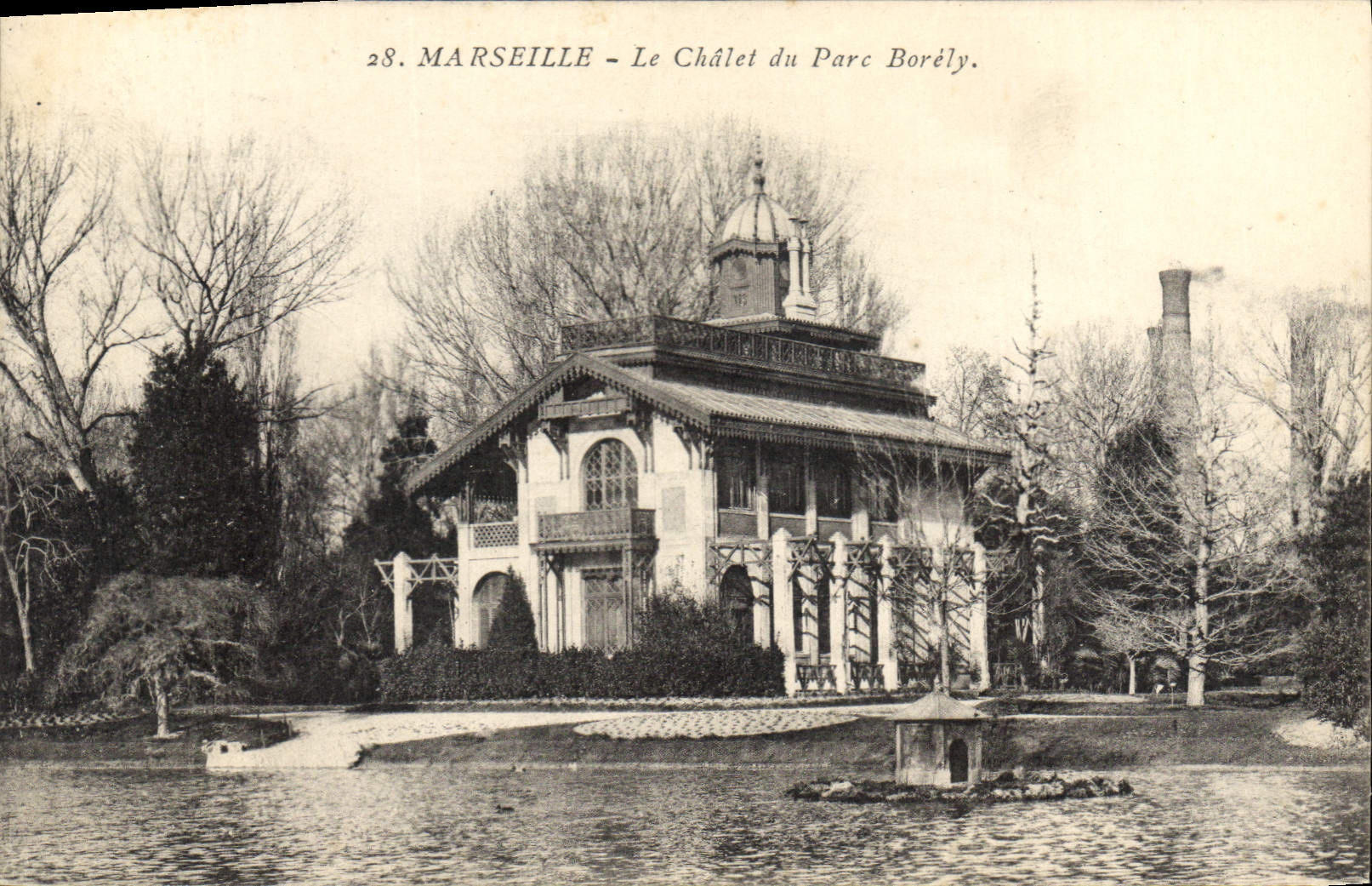 CPA Marseille Le Chateau du Parc Borely