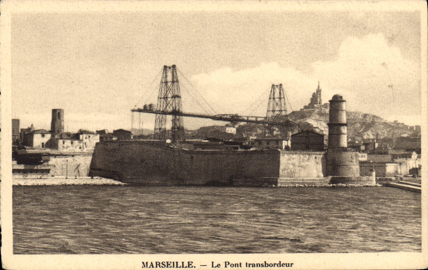 CPA Marseille Le Pont transbordeur