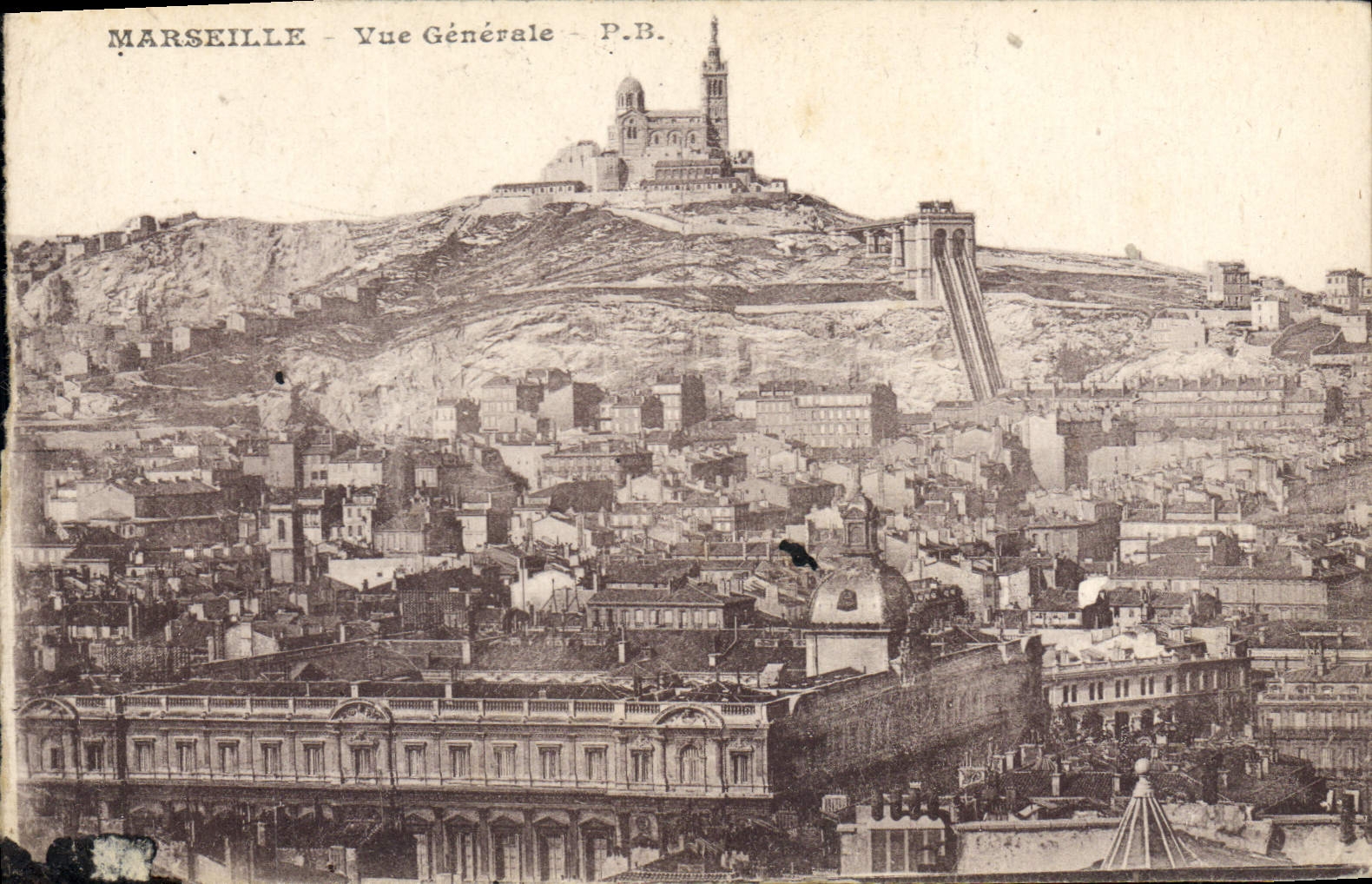 CPA Marseille Vue Generale 