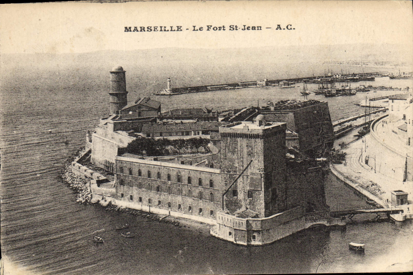 CPA Marseille Le Fort St Jean 