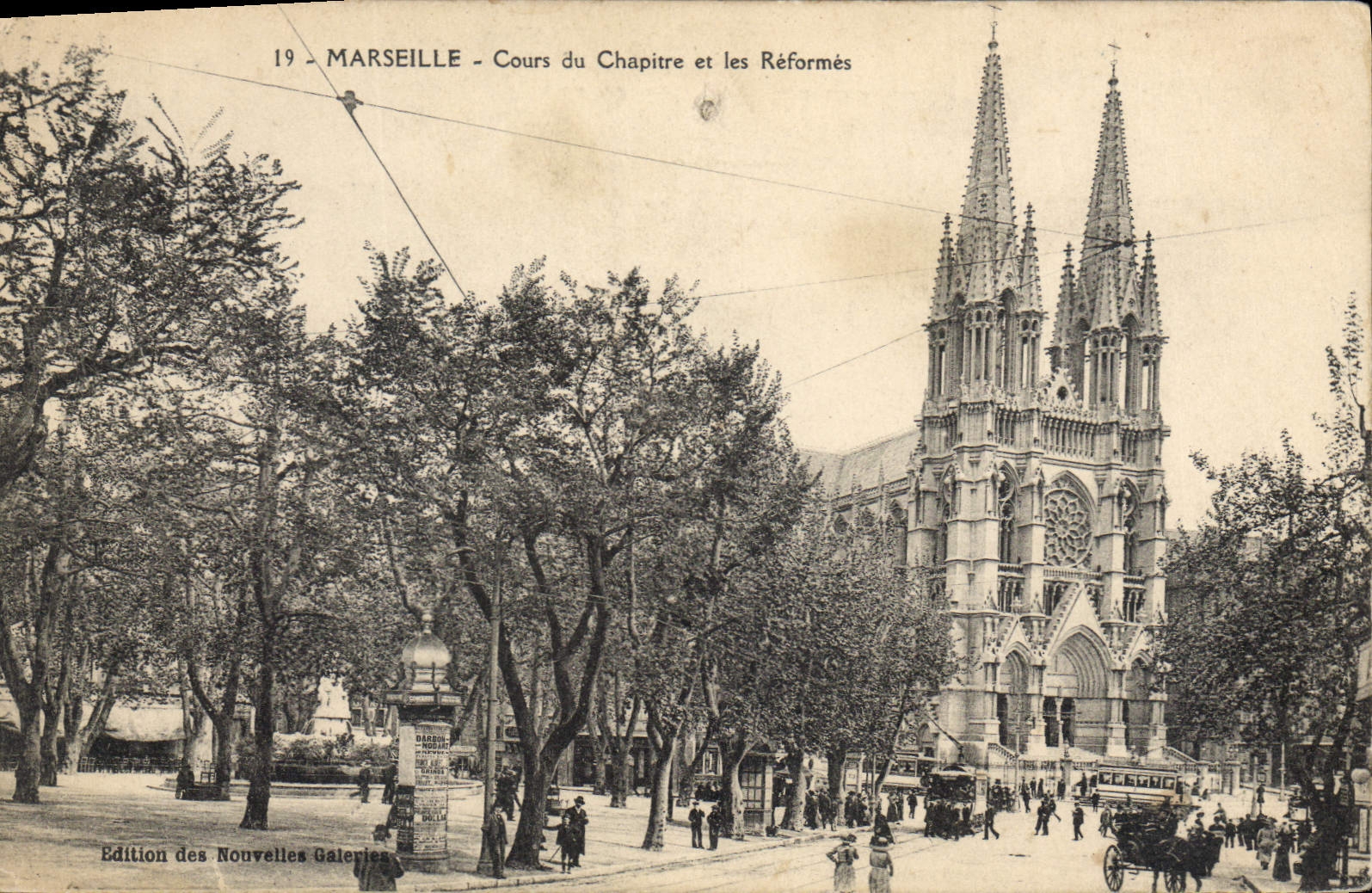 CPA Marseille Cours du Chapitre et les Reformes 